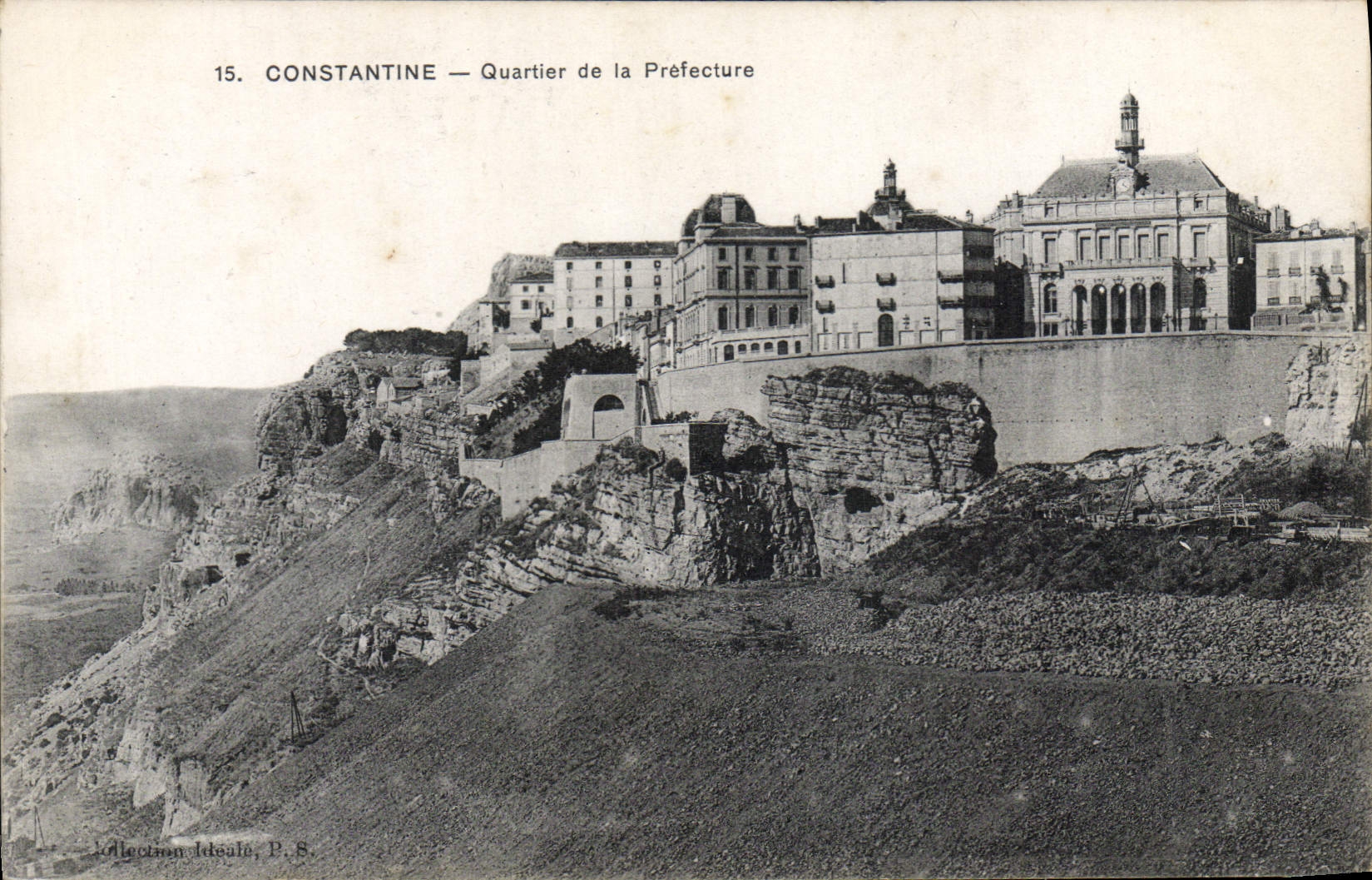 CPA Constantine Quartier de la Prefecture