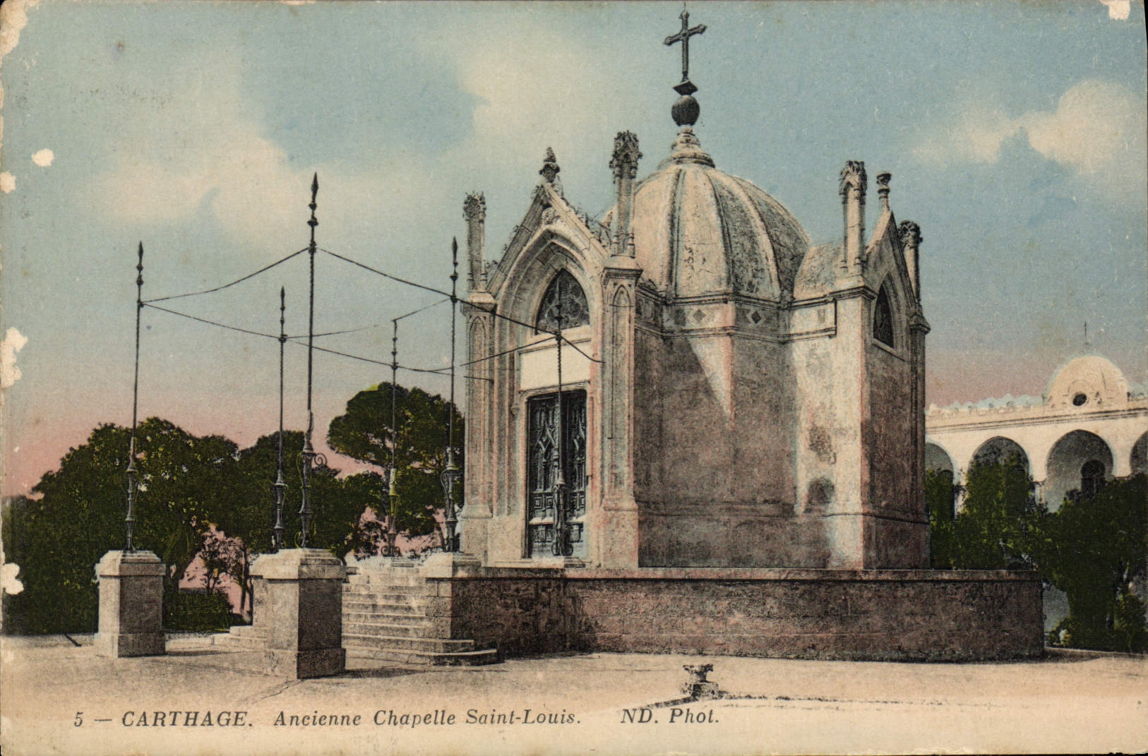 Cámara acorazada vieja louis santo de Carthage de la POSTAL de la VENDIMIA