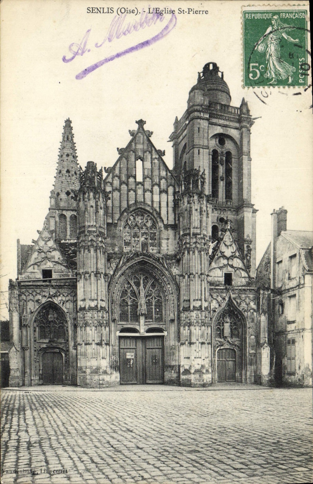 CPA Senlis L'eglise St Pierre