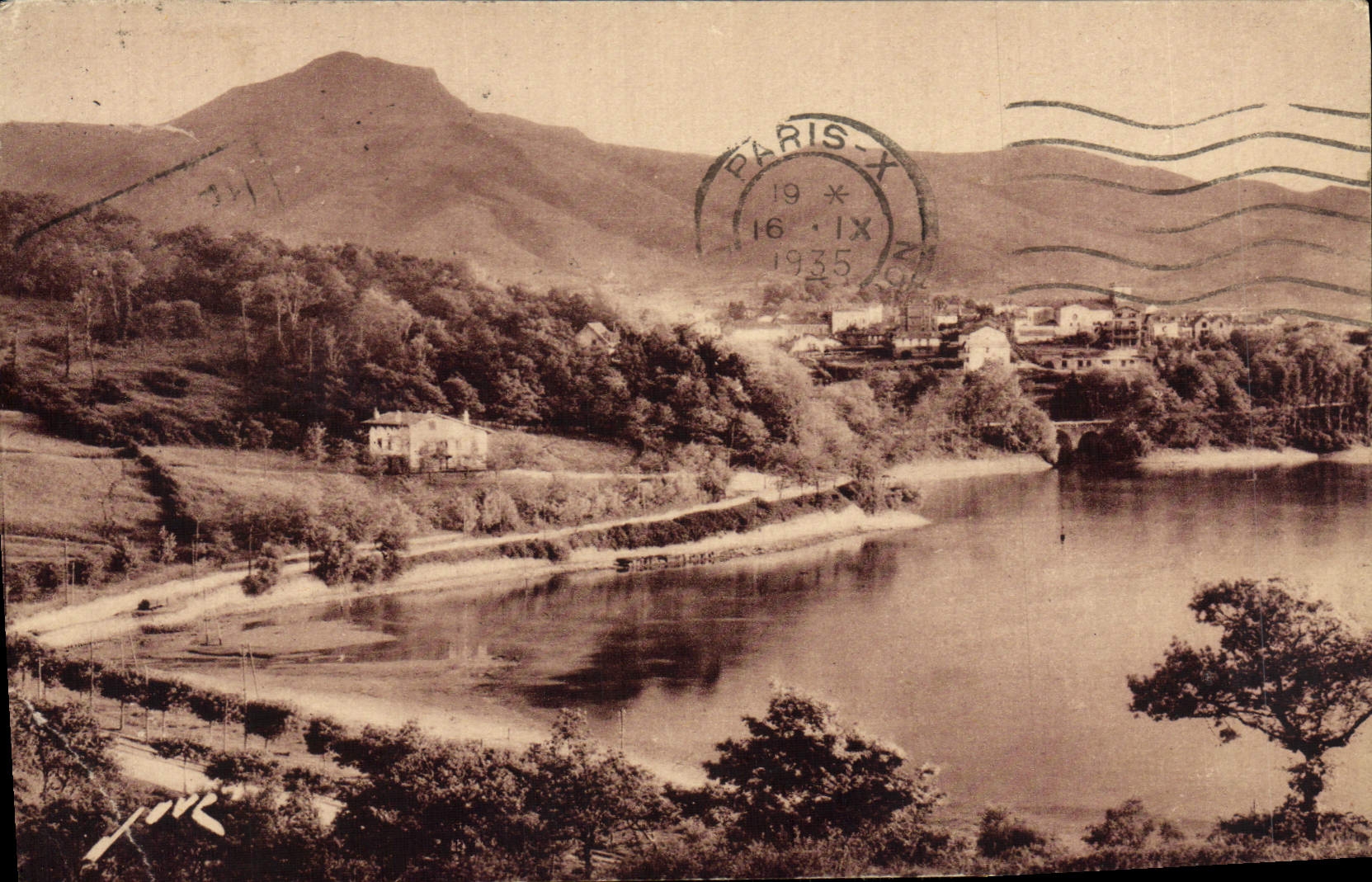 CPA Hendaye Le pic de la Haya 