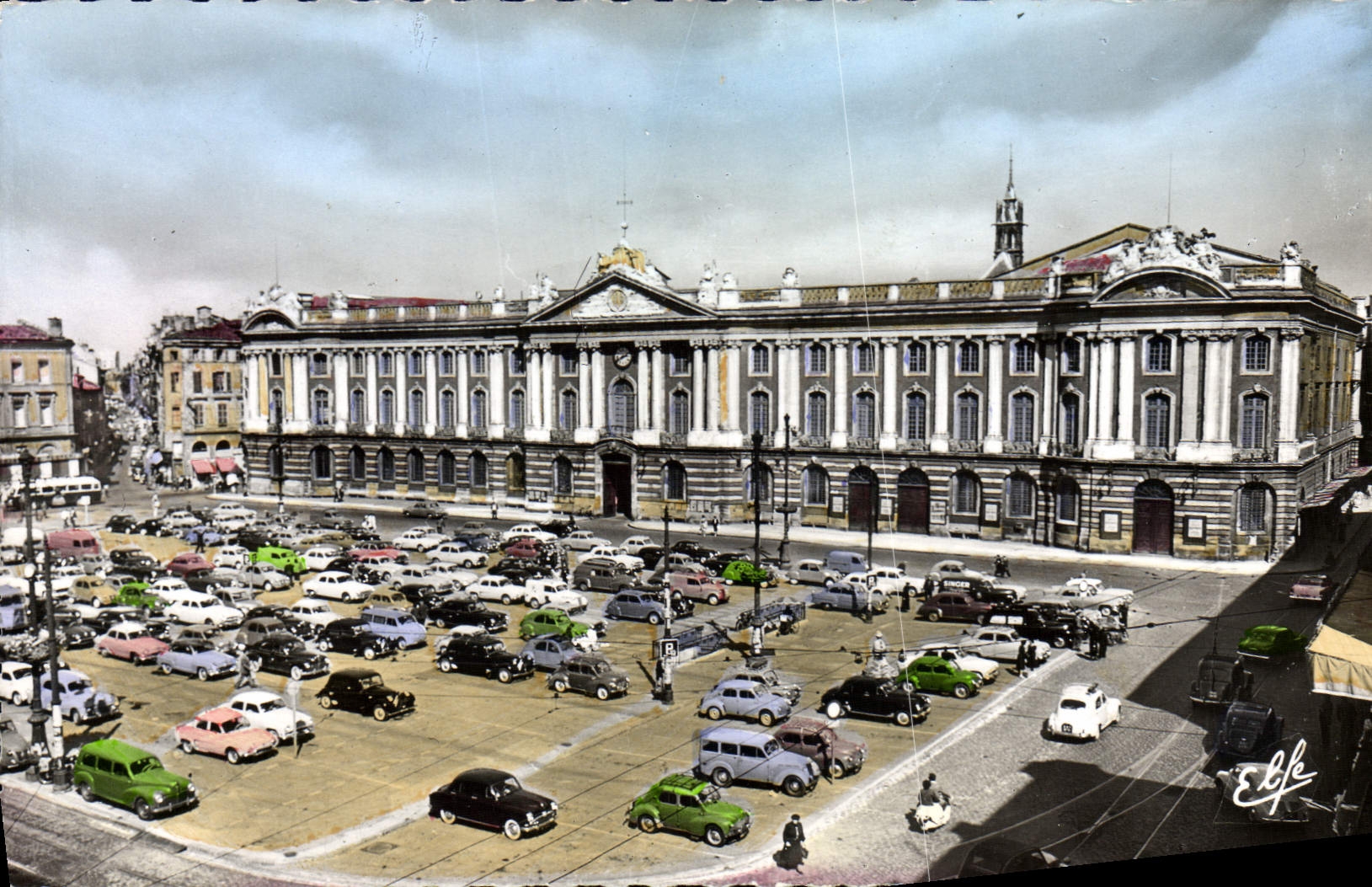 MODERN CARD Toulouse the Rose City the Place Of Capitole