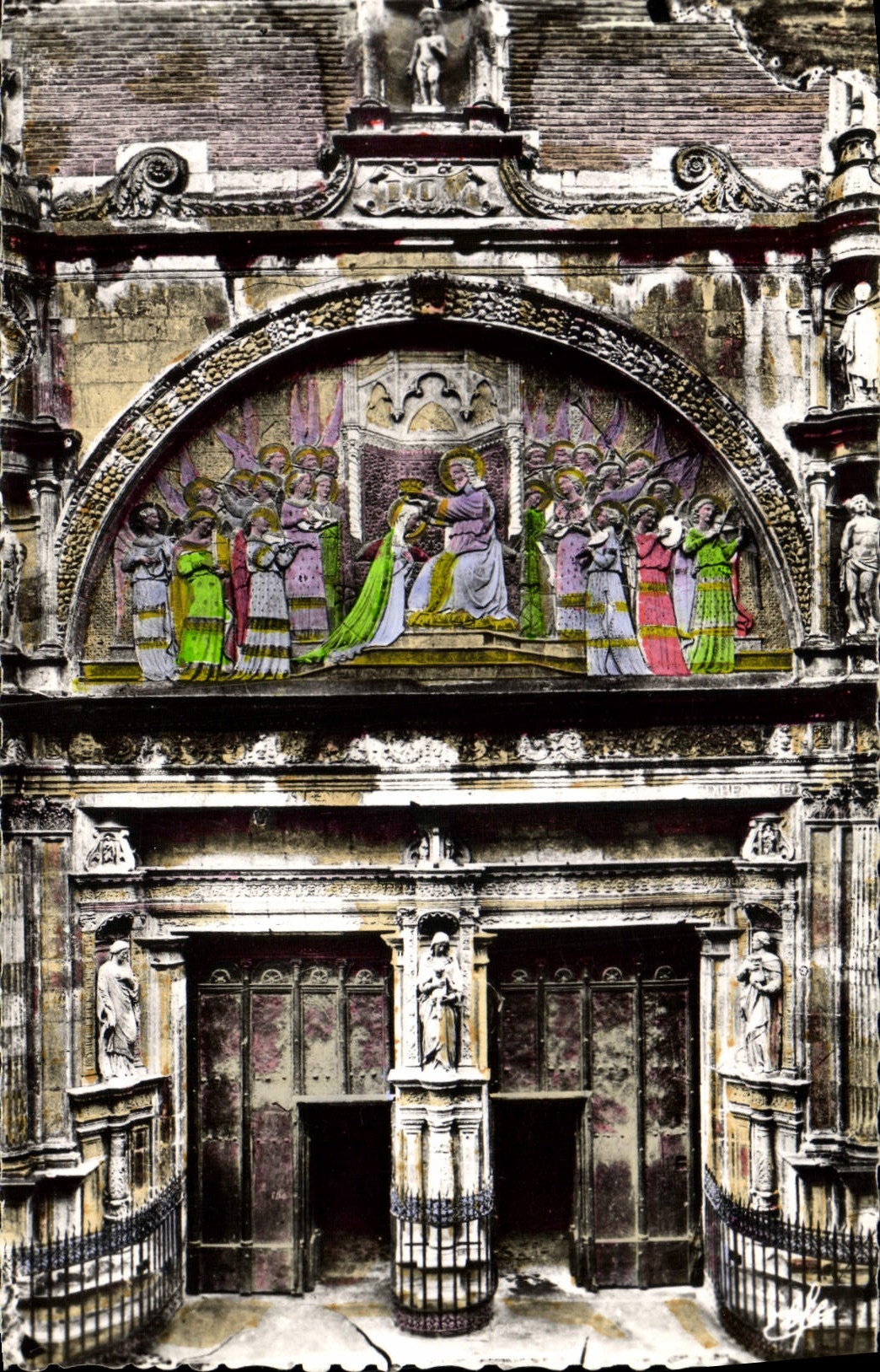 MODERN CARD Toulouse the City Pink Gate Of Dalbade