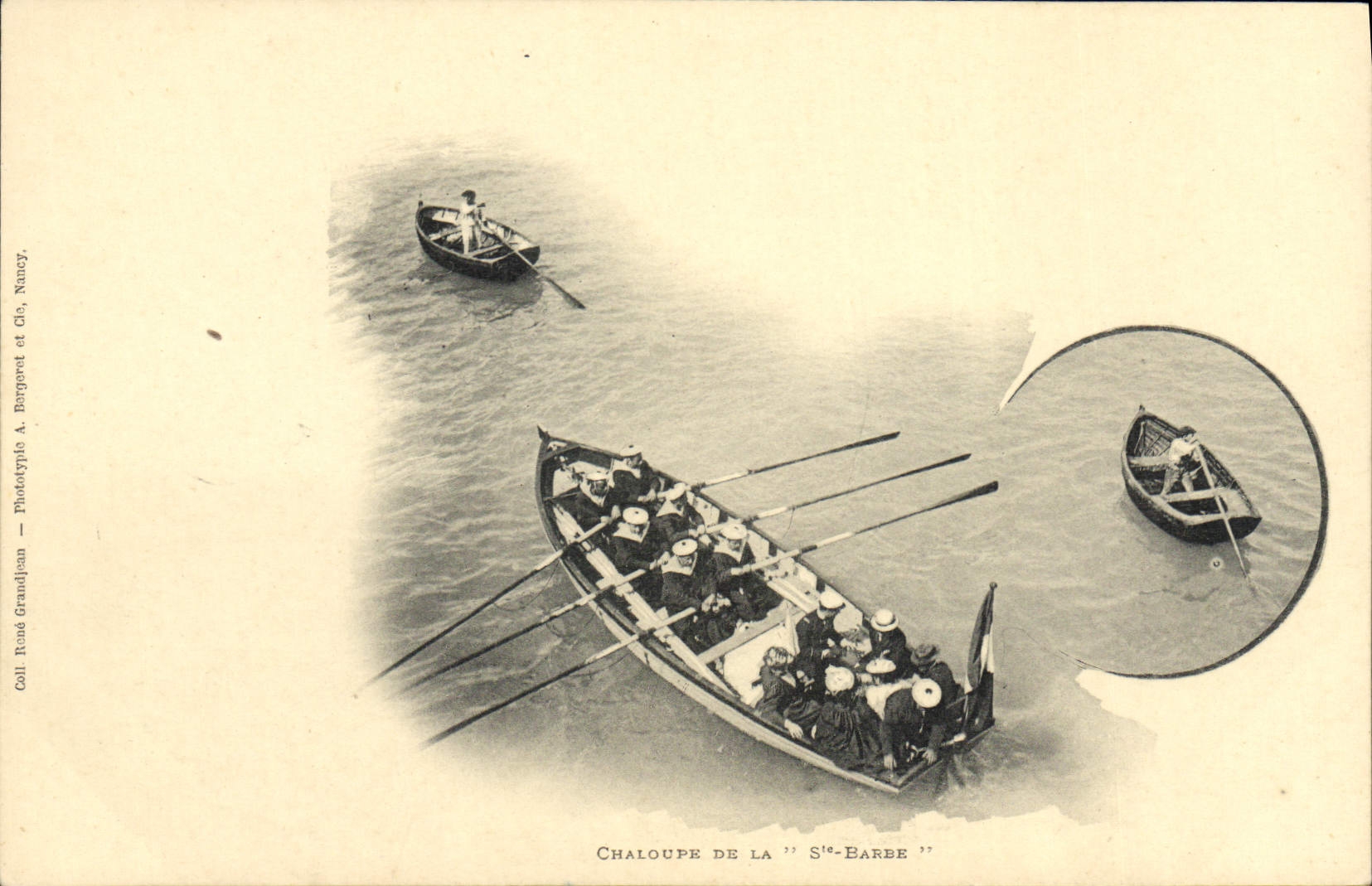 VINTAGE POSTCARD Bateau Launch of the co. Beard