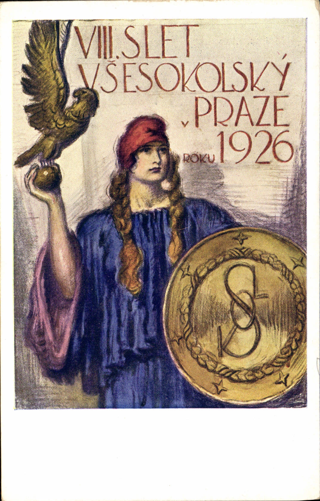CPA Illustrateur Praha Prague 1926 Dopisnice 