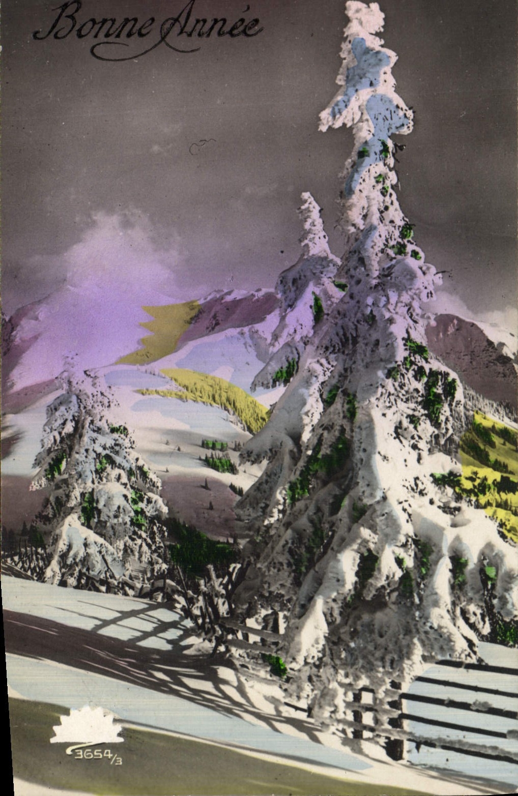 CPA Fantaisie Bonne annee