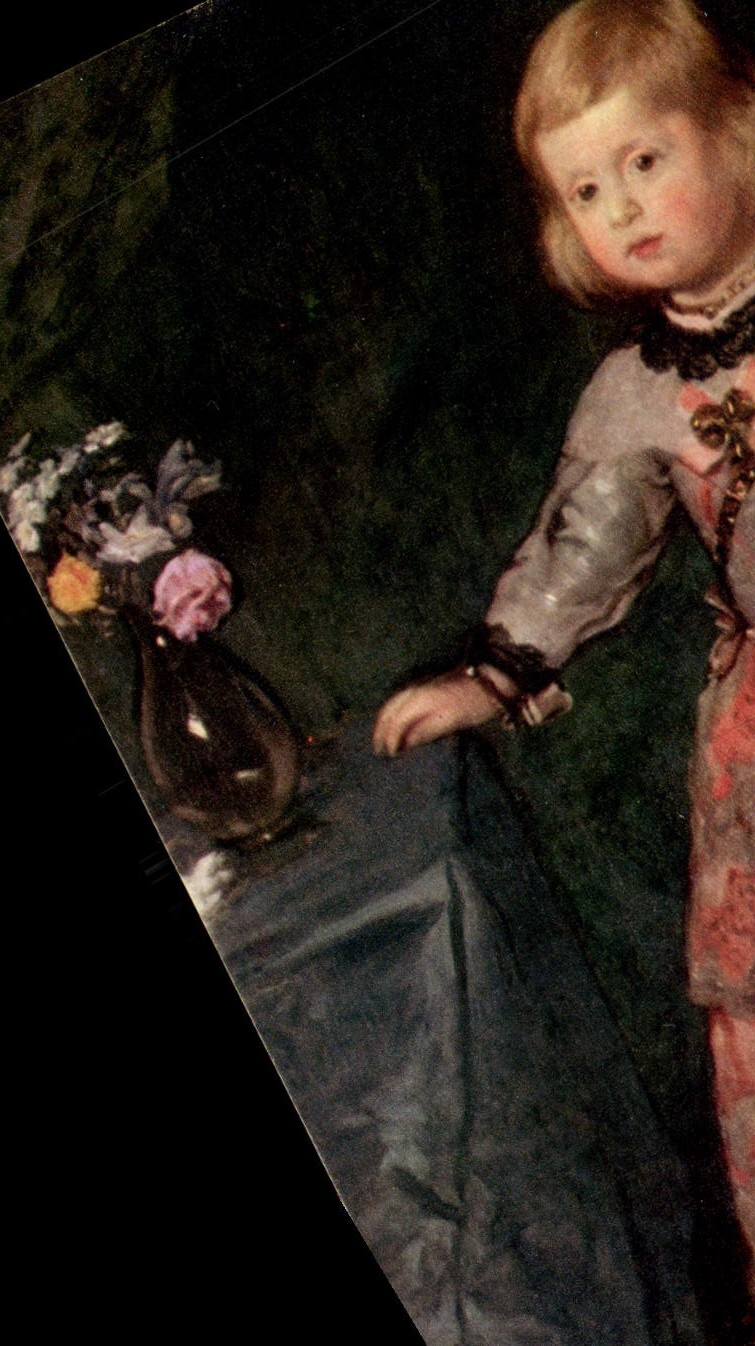 MODERN CARD Velasquez the infante Marguerite Therese