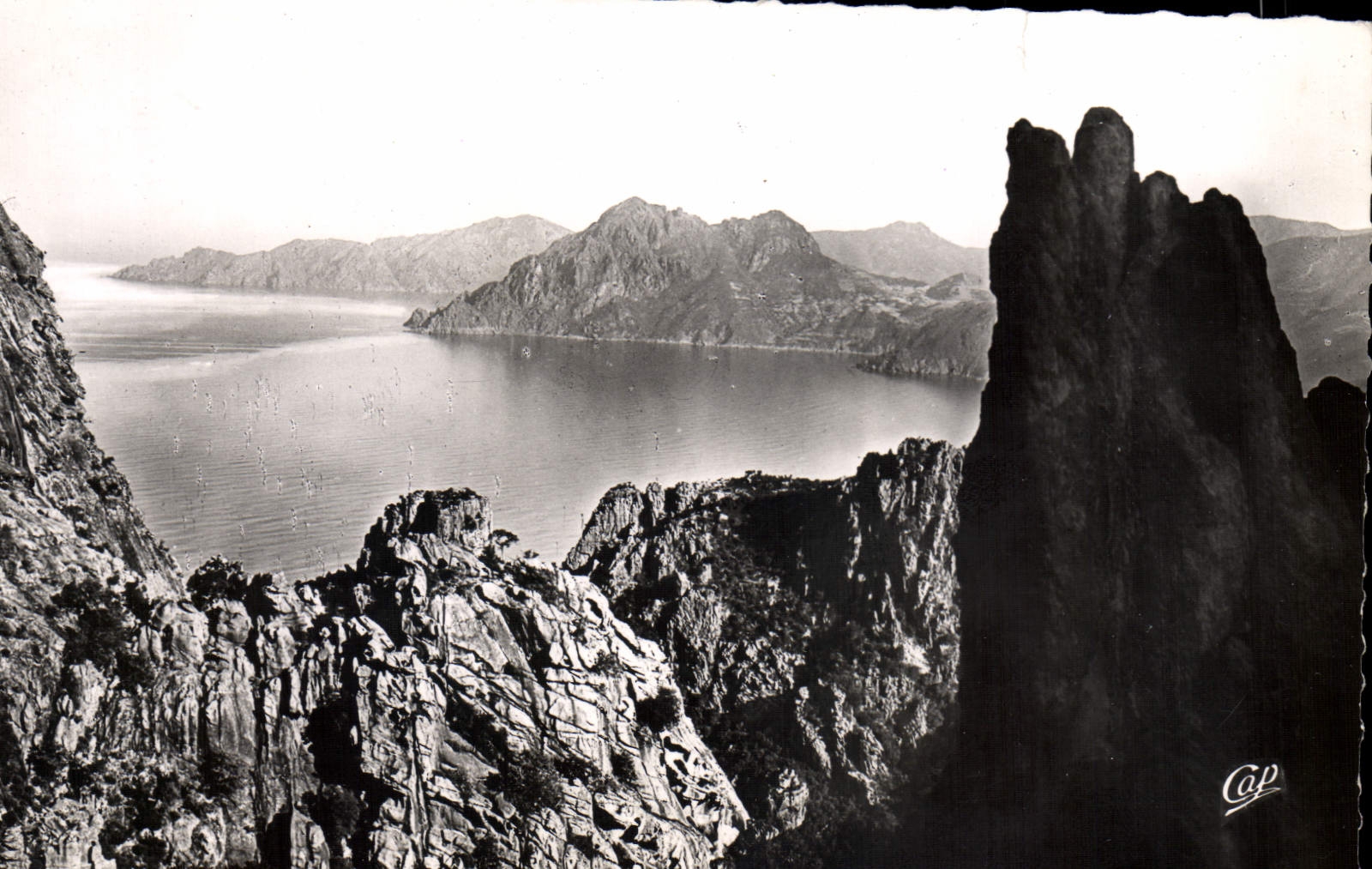 POSTAL MODERNA Circuit De Piana el golfo de Oporto visto de la cala