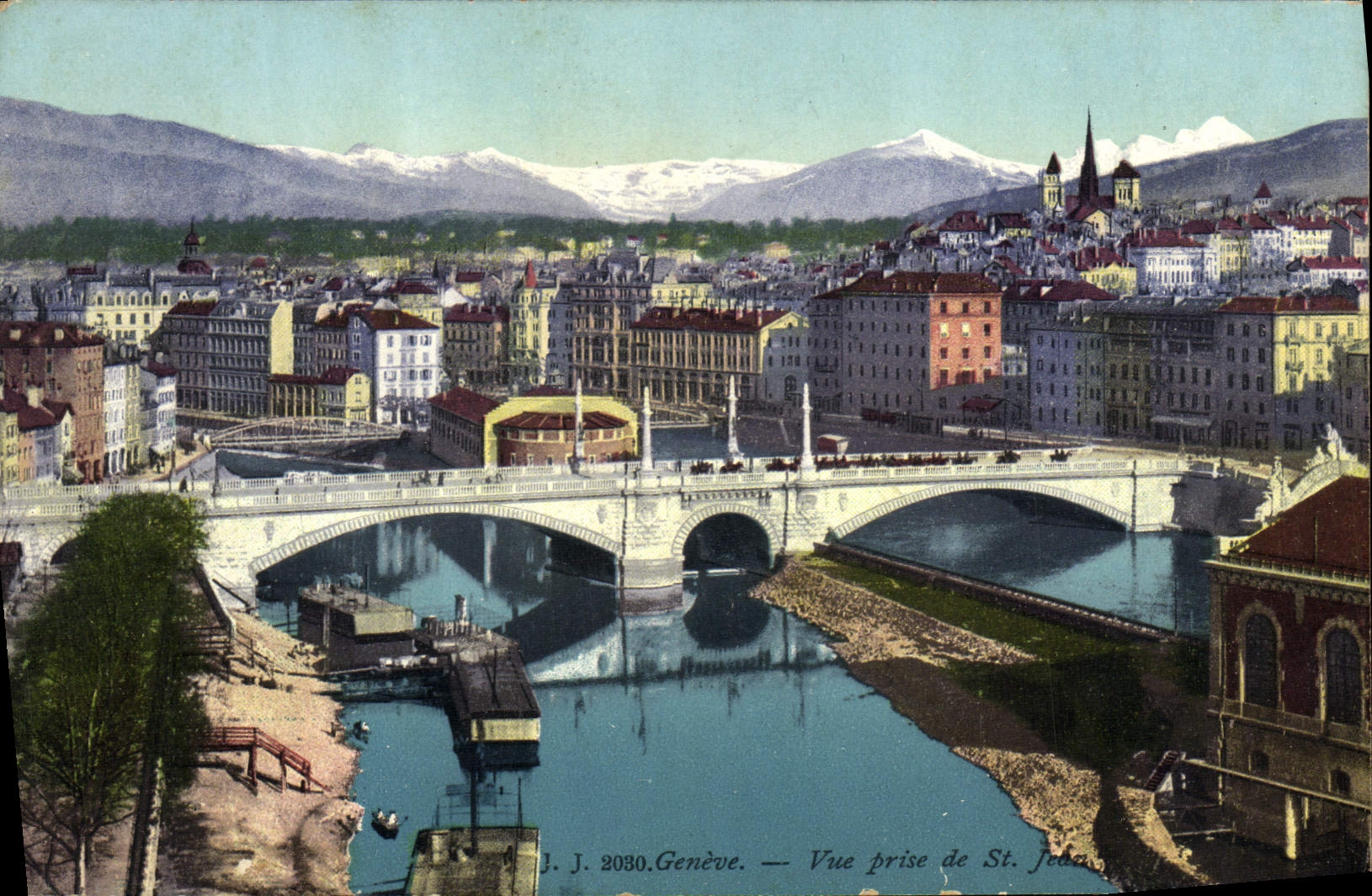 CPA Geneve Vue Prise de St Jean