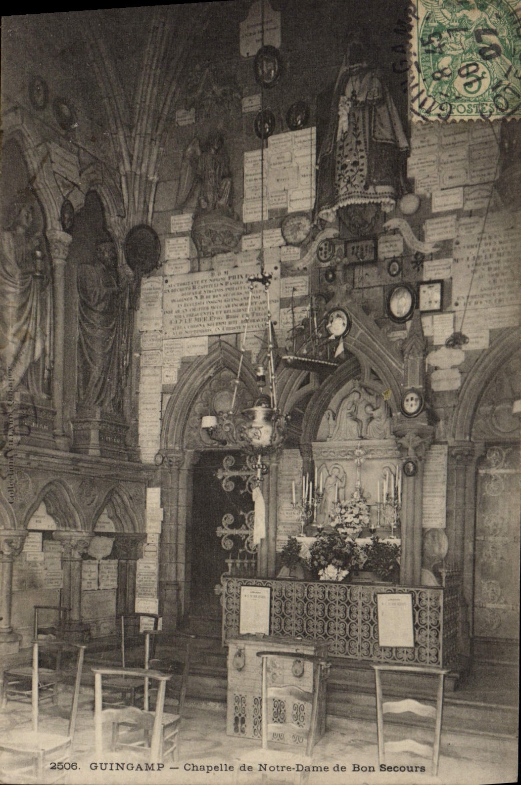 CPA Guingamp Chapelle de Notre Dame de Bon Secours