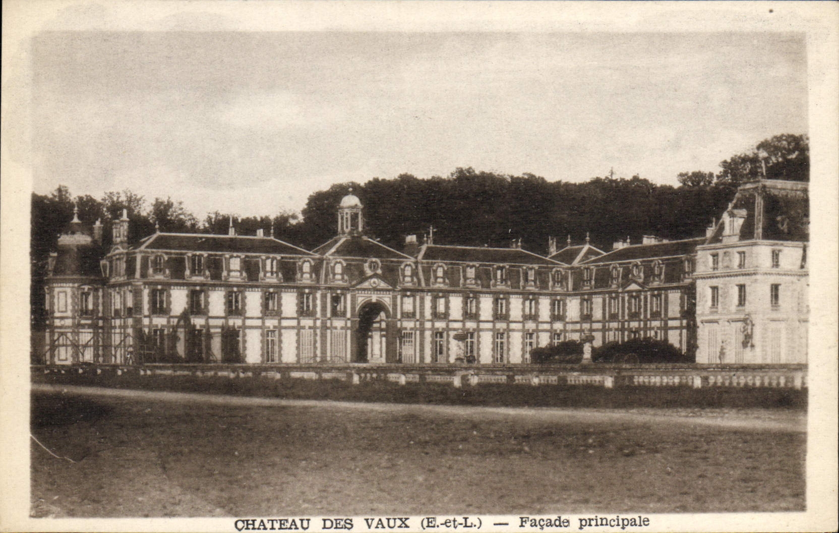 CPA Chateau Des Vaux Facade Principale