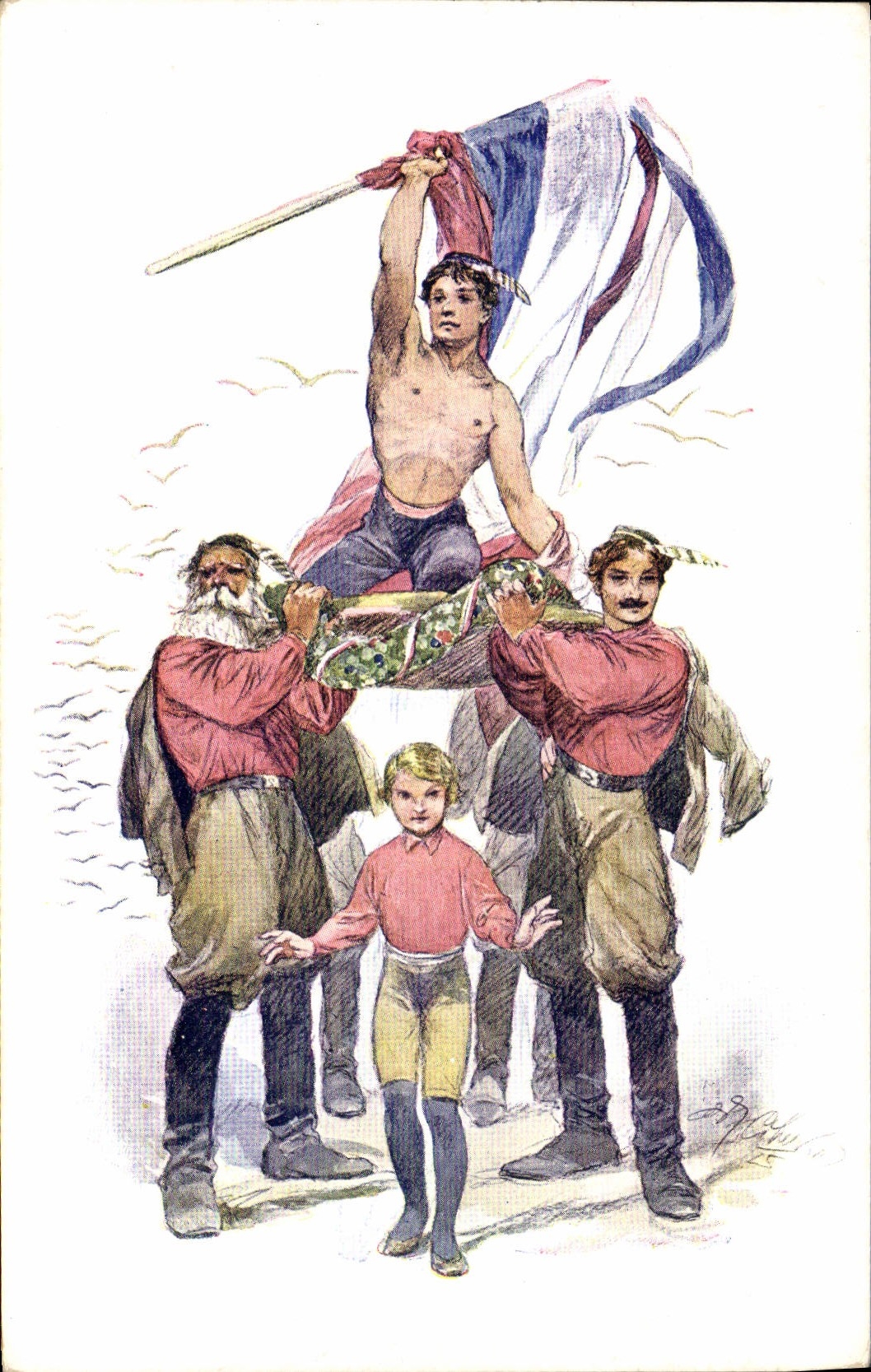 VINTAGE POSTCARD Fantasy Illustrator Tchequie Dopisnice