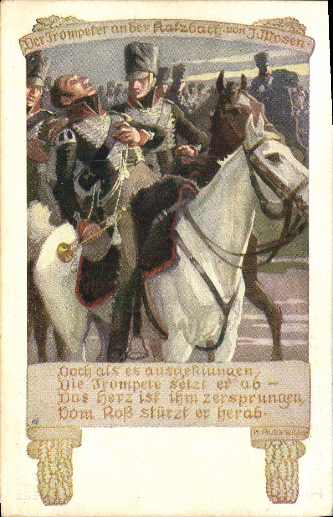 CPA Fantaisie Illustrateur Deutscher Wehrverein Militaria