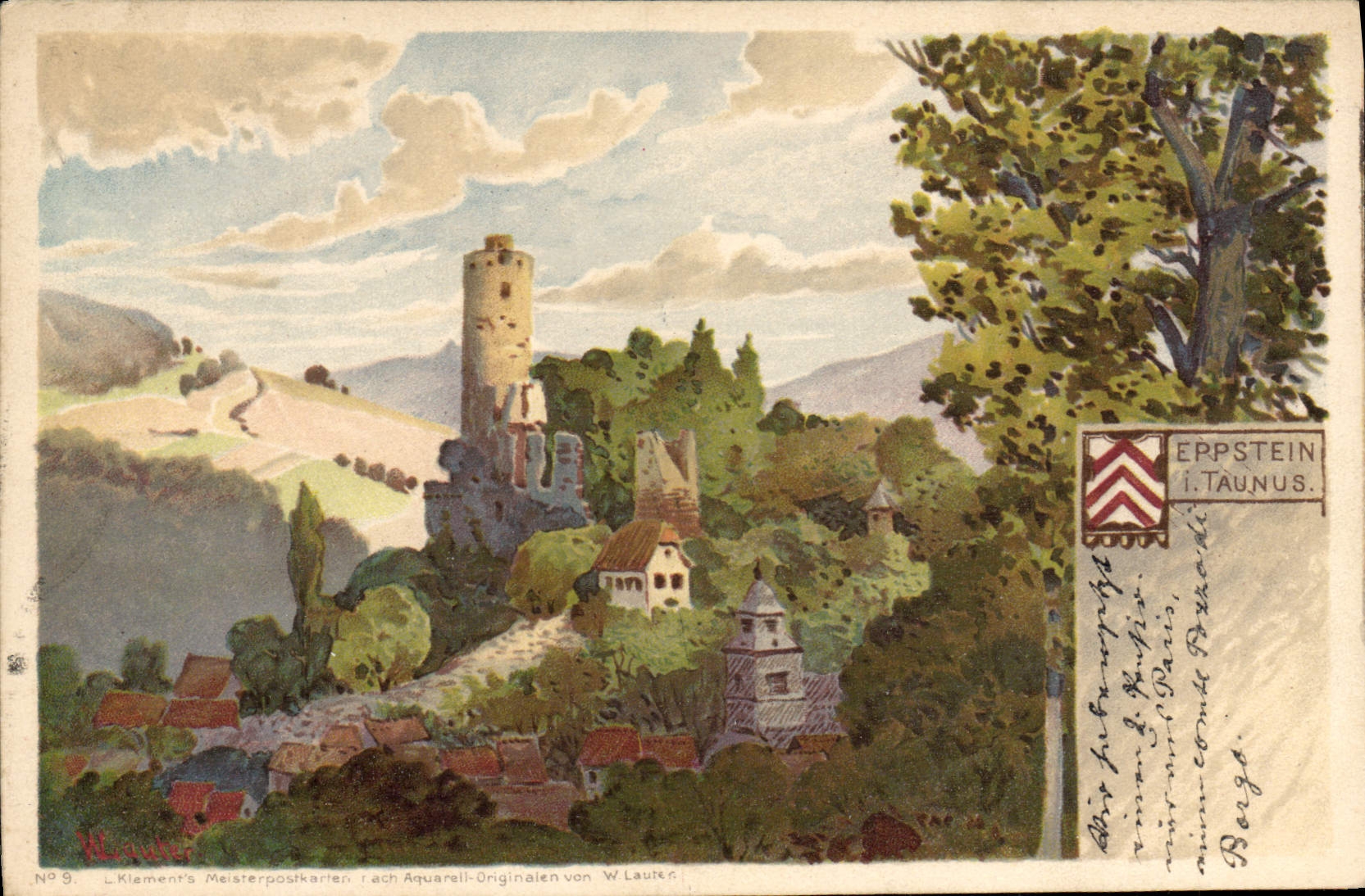 CPA Fantaisie Illustrateur Eppstein Taunus 