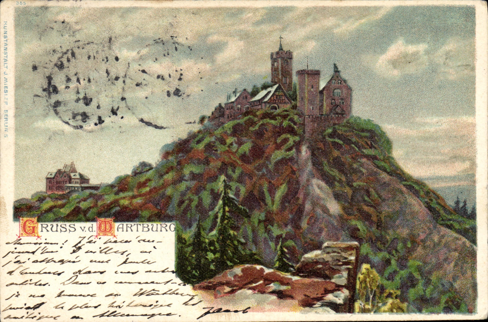 CPA Fantaisie Illustrateur Gruss v d Wartburg