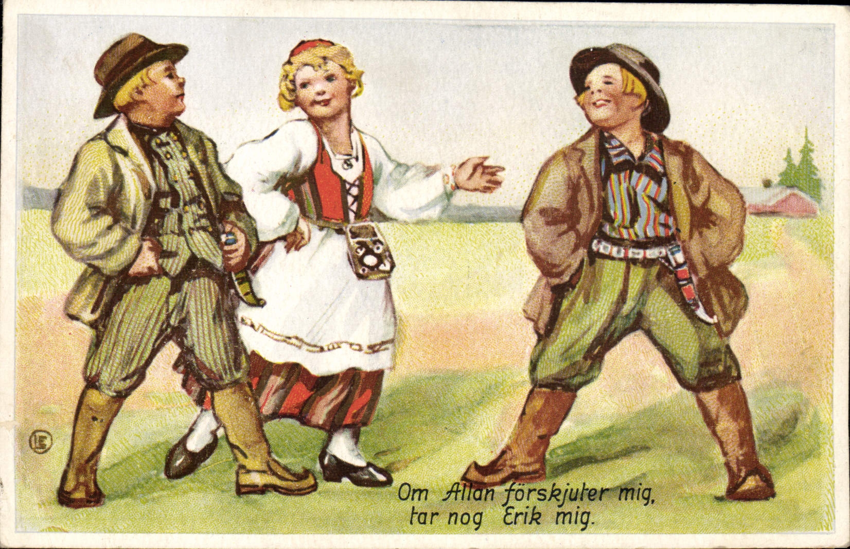 CPA Fantaisie Illustrateur Folklore