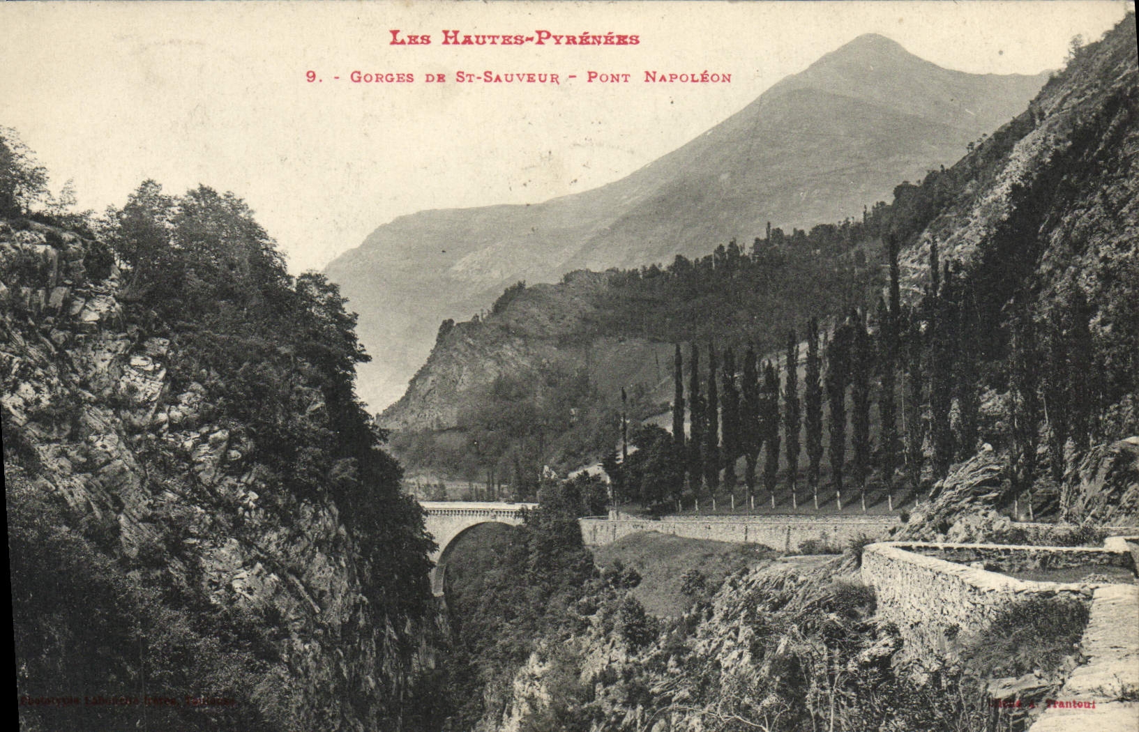 CPA Gorge De St Sauveur Pont Napoleon