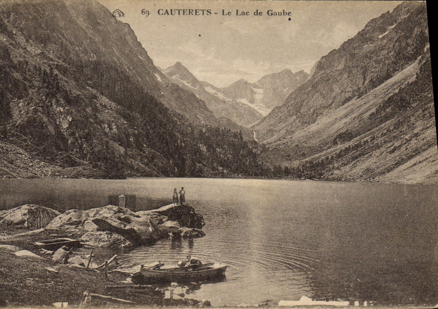CPA Cauterets Le Lac De Gaube