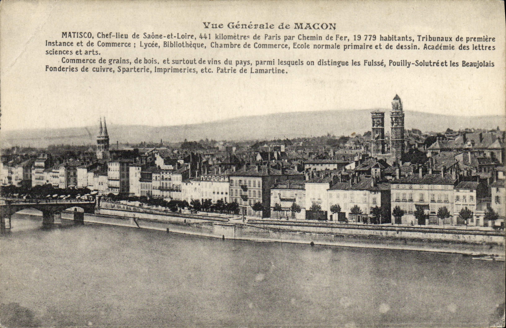 VINTAGE POSTCARD View Of Mason