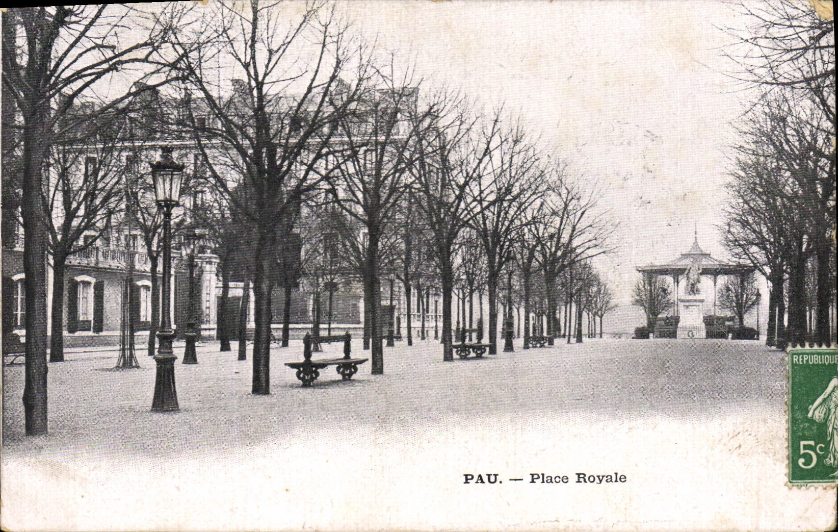 La POSTAL Pau de la VENDIMIA coloca real