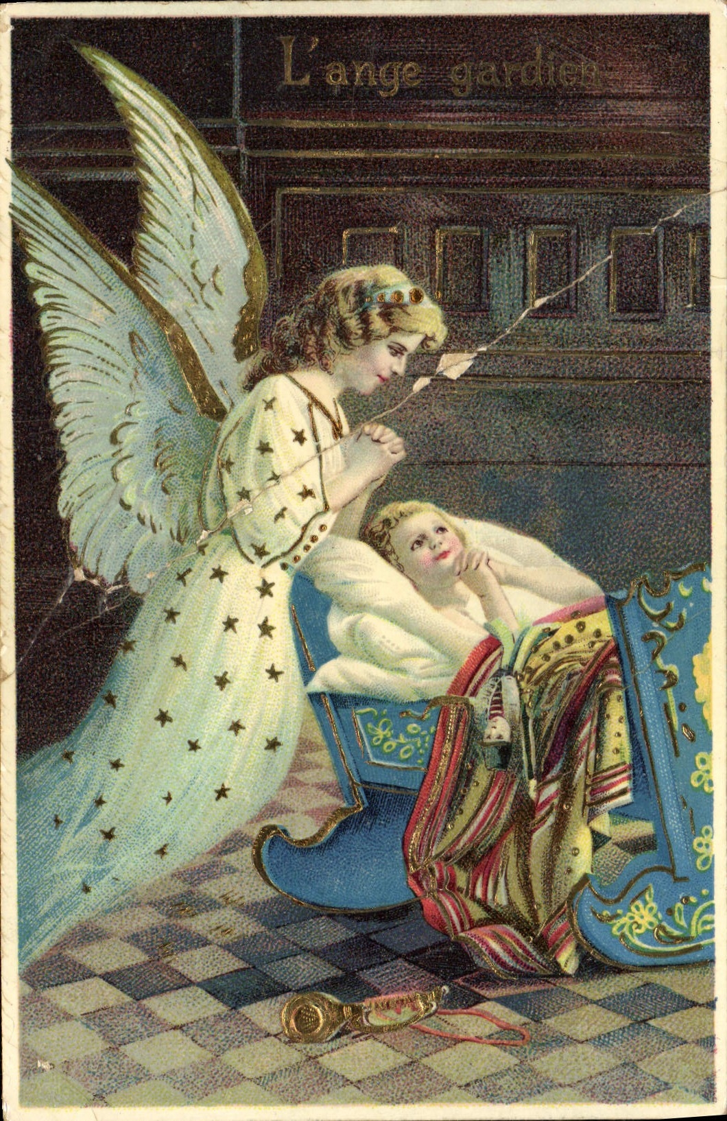 CPA L'ange gardien