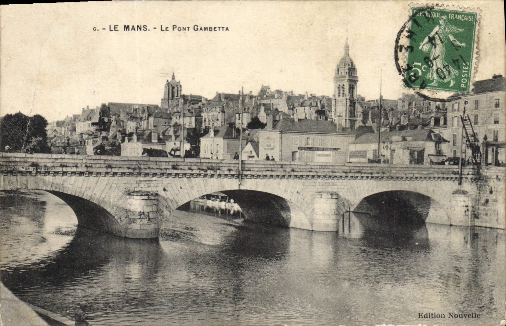 CPA Le Mans Le Pont Gambetta
