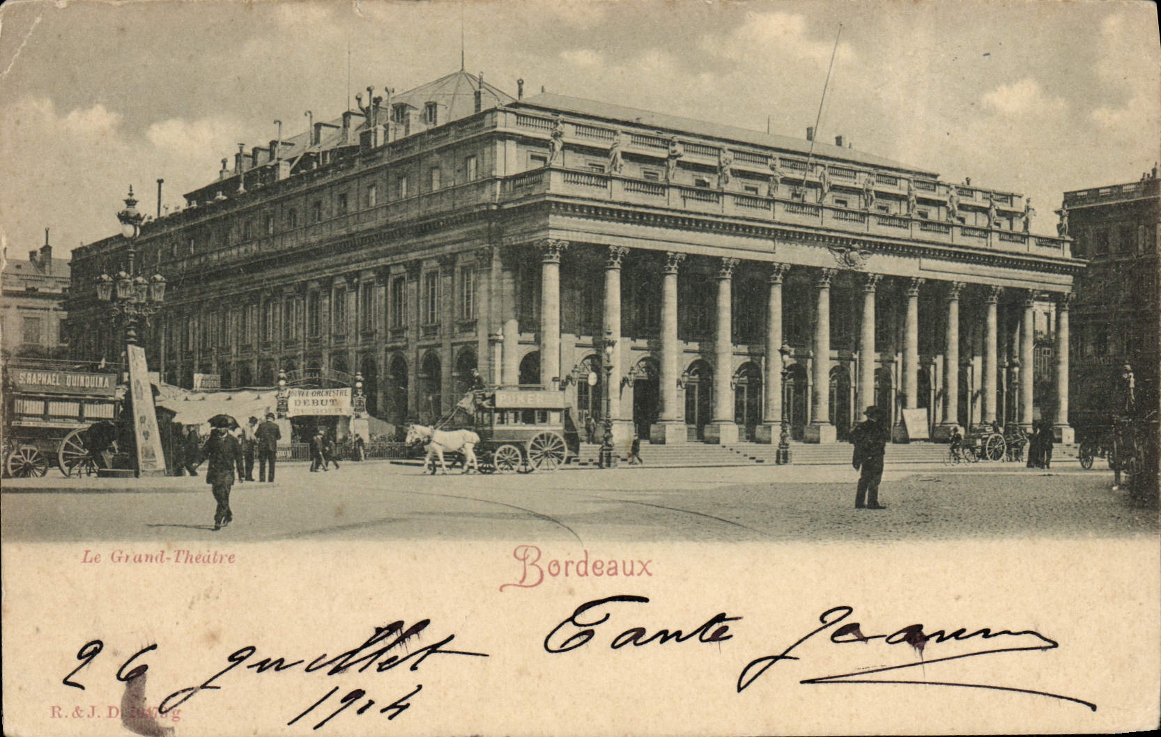 CPA Bordeaux Le grand theatre