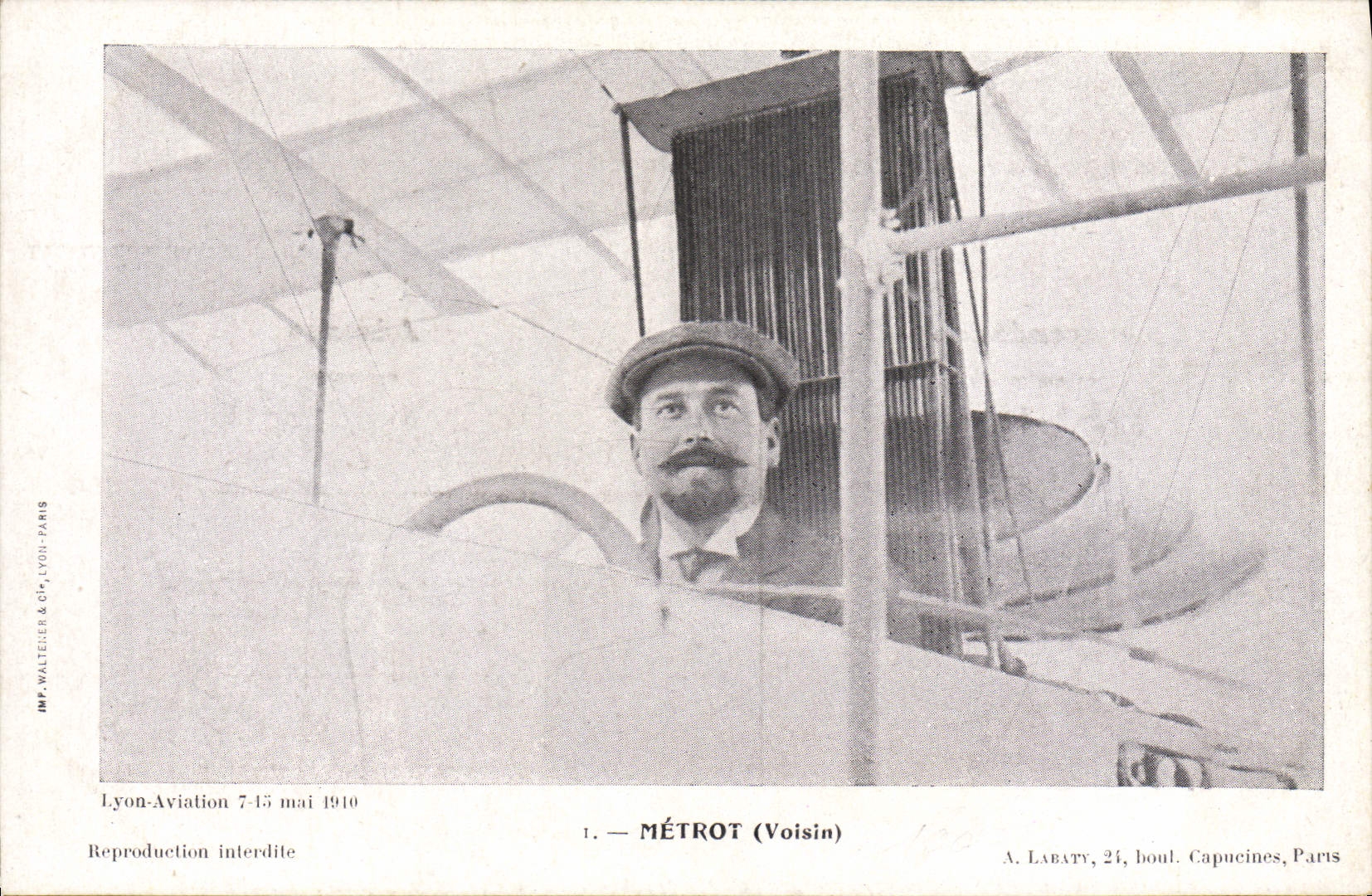 CPA Avion Aviation Metrot Voisin