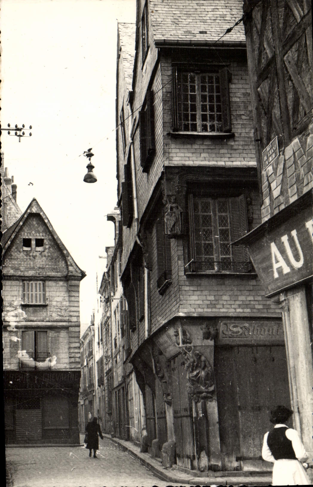 MODERN CARD Tours Old Houses Street Of the Exchange