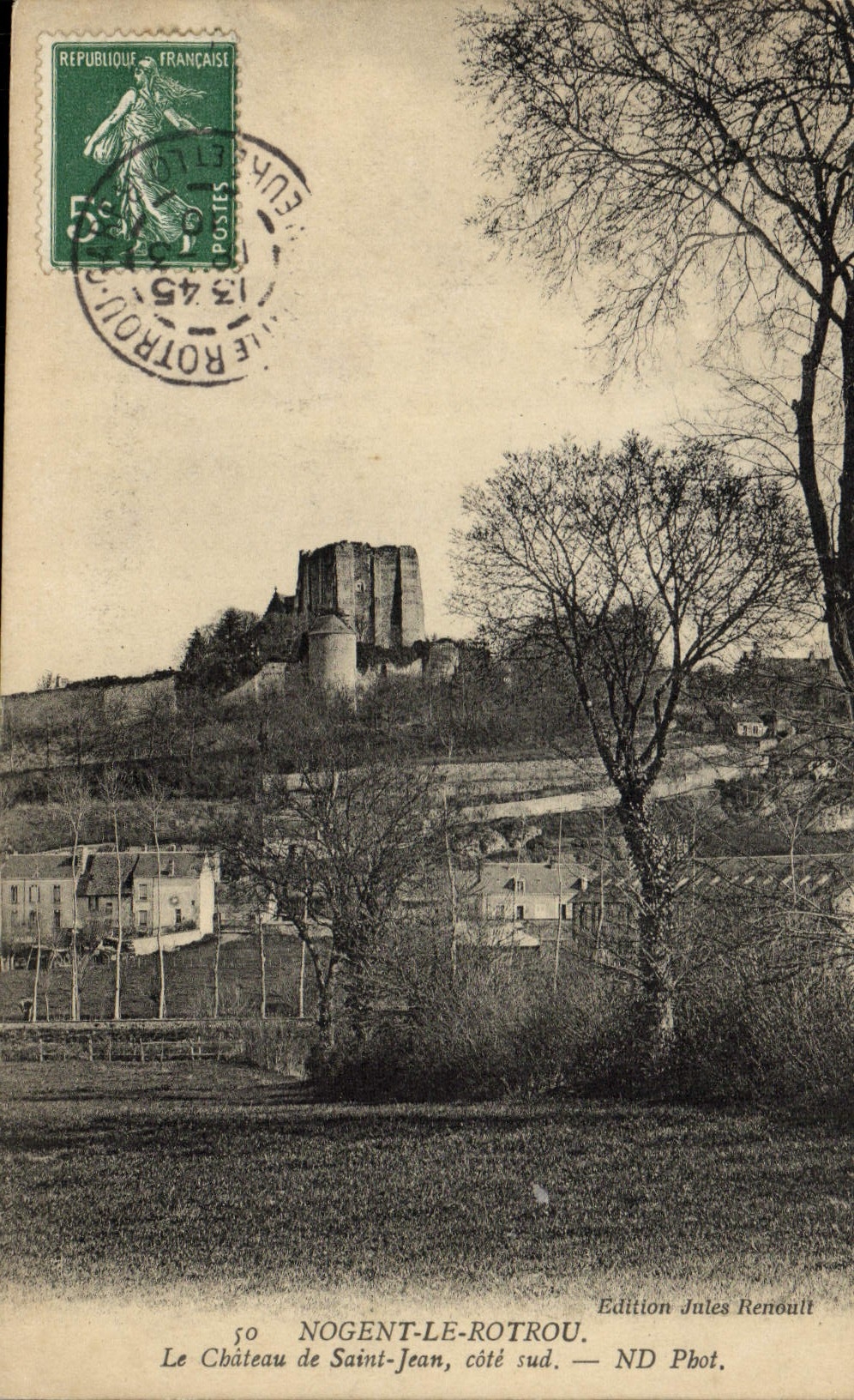 CPA Nogent Le Rotrou Le Chateau de Saint Jean