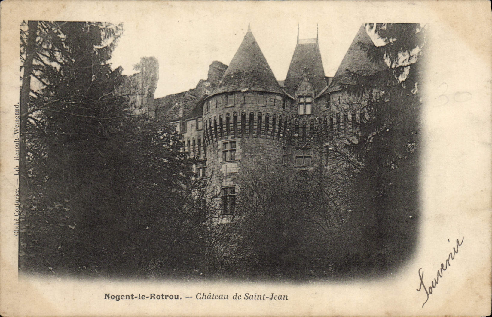 CPA Nogent Le Rotrou Chateau De Saint Jean