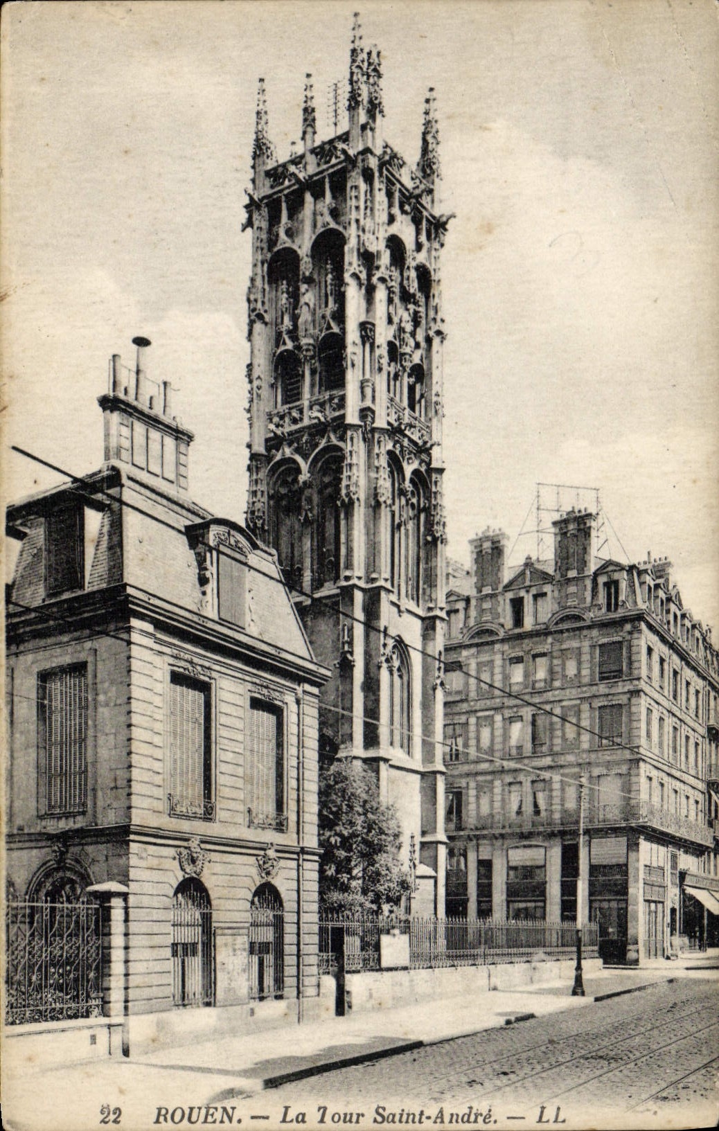 POSTAL Ruán de la VENDIMIA la torre Andre santo