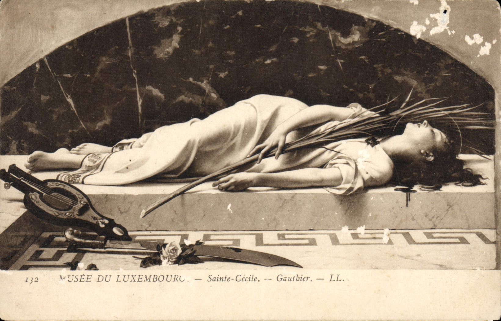 CPA Musee Du Luxembourg Sainte Cecile Gauthier