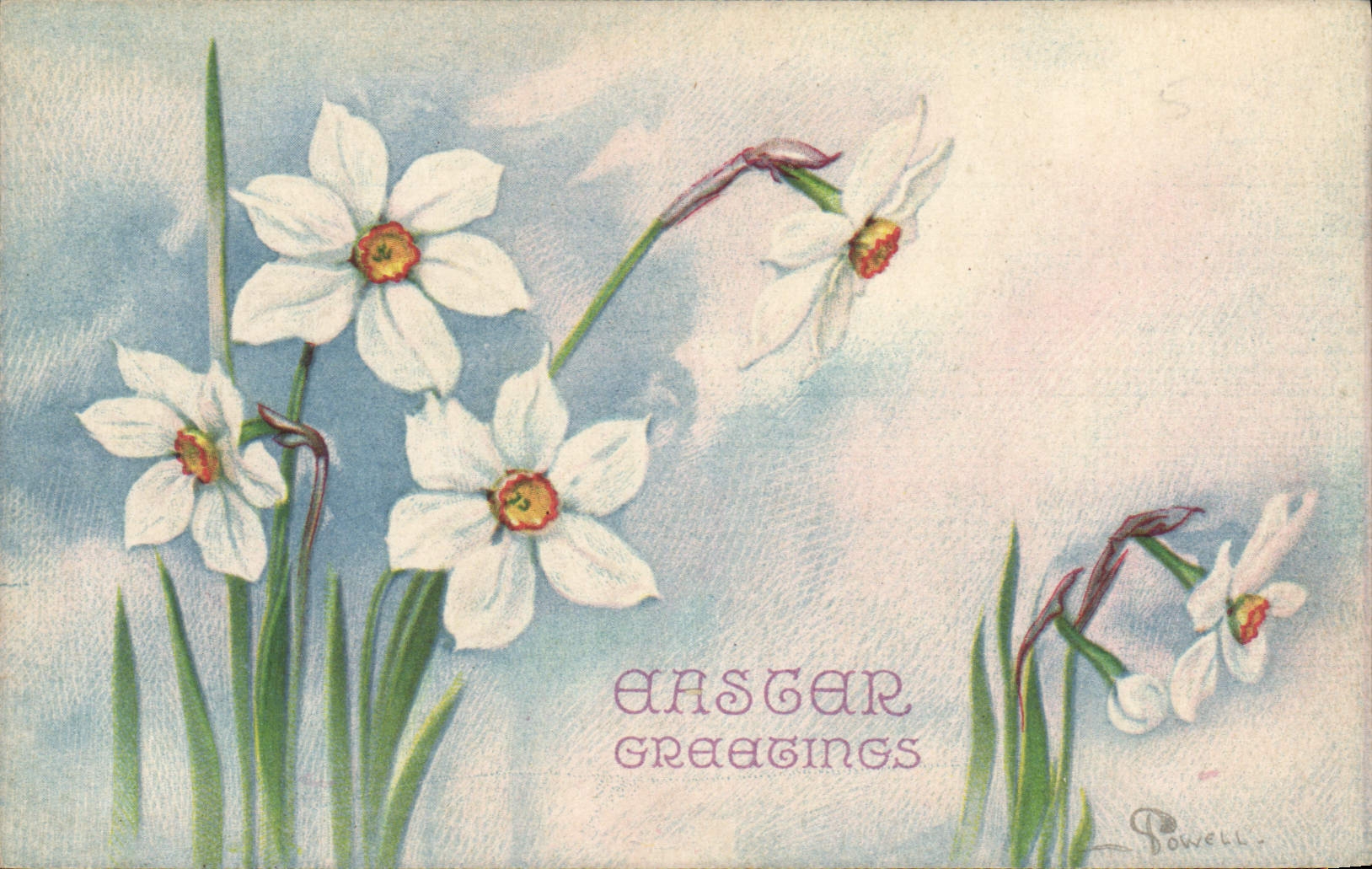 CPA Fantaisie Fleurs