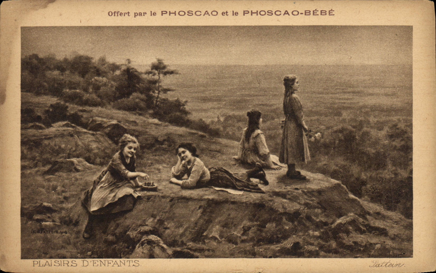 CPA Plaisirs d'enfants Phoscao 