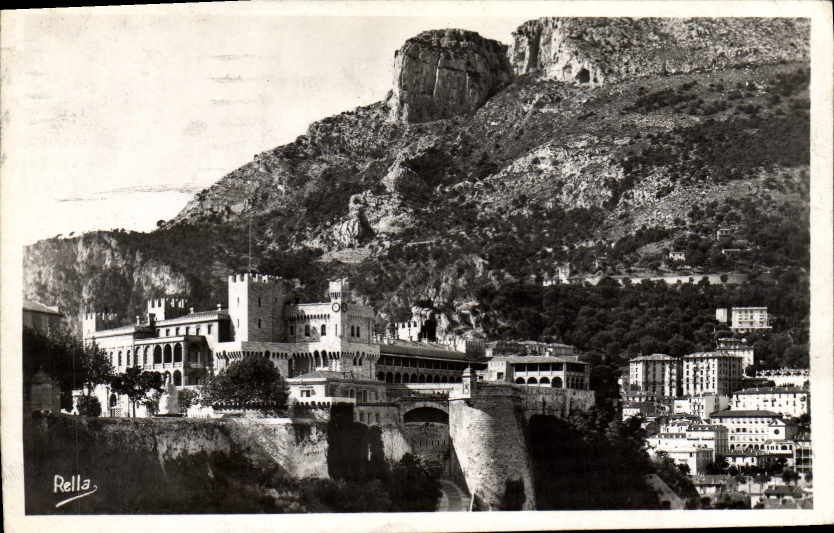 CPM Monaco Le Palais du Prince et la Tete de Chien