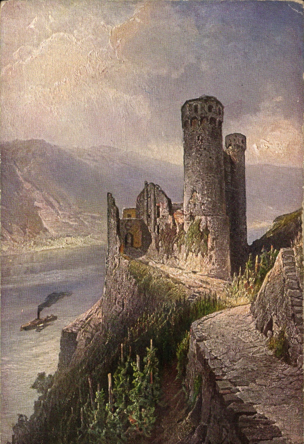 VINTAGE POSTCARD Ehrenfels