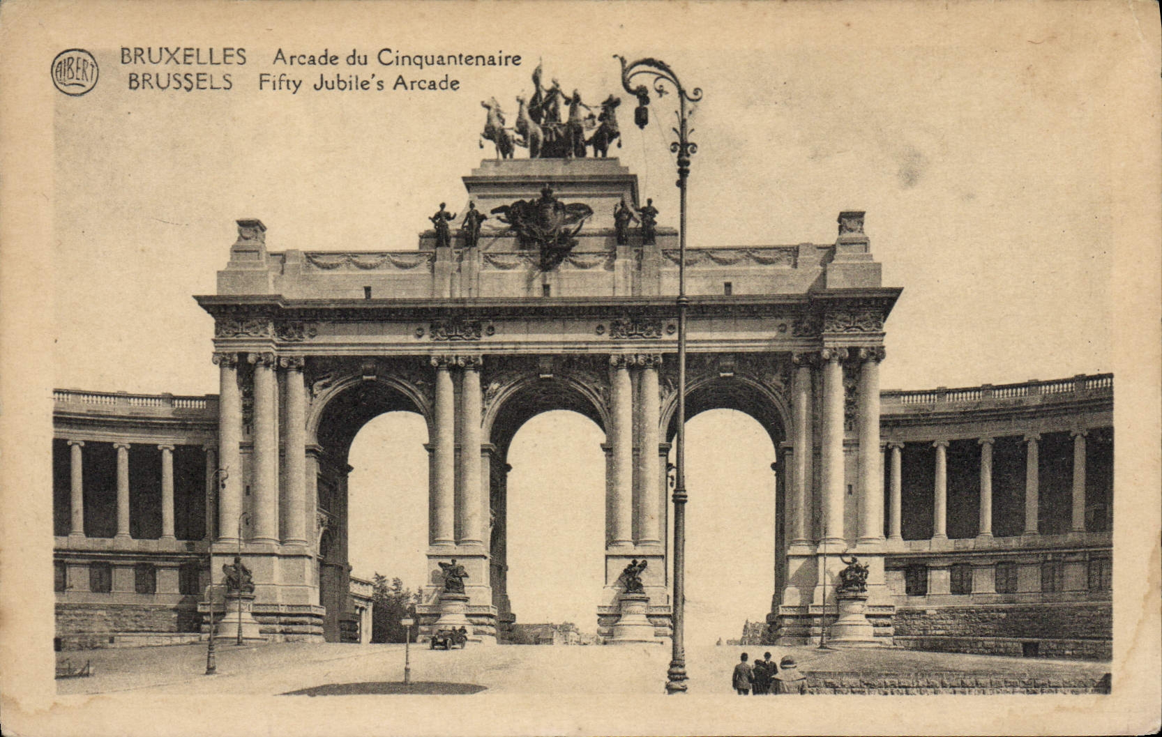 CPA Bruxelles Arcade du Cinquantenaire