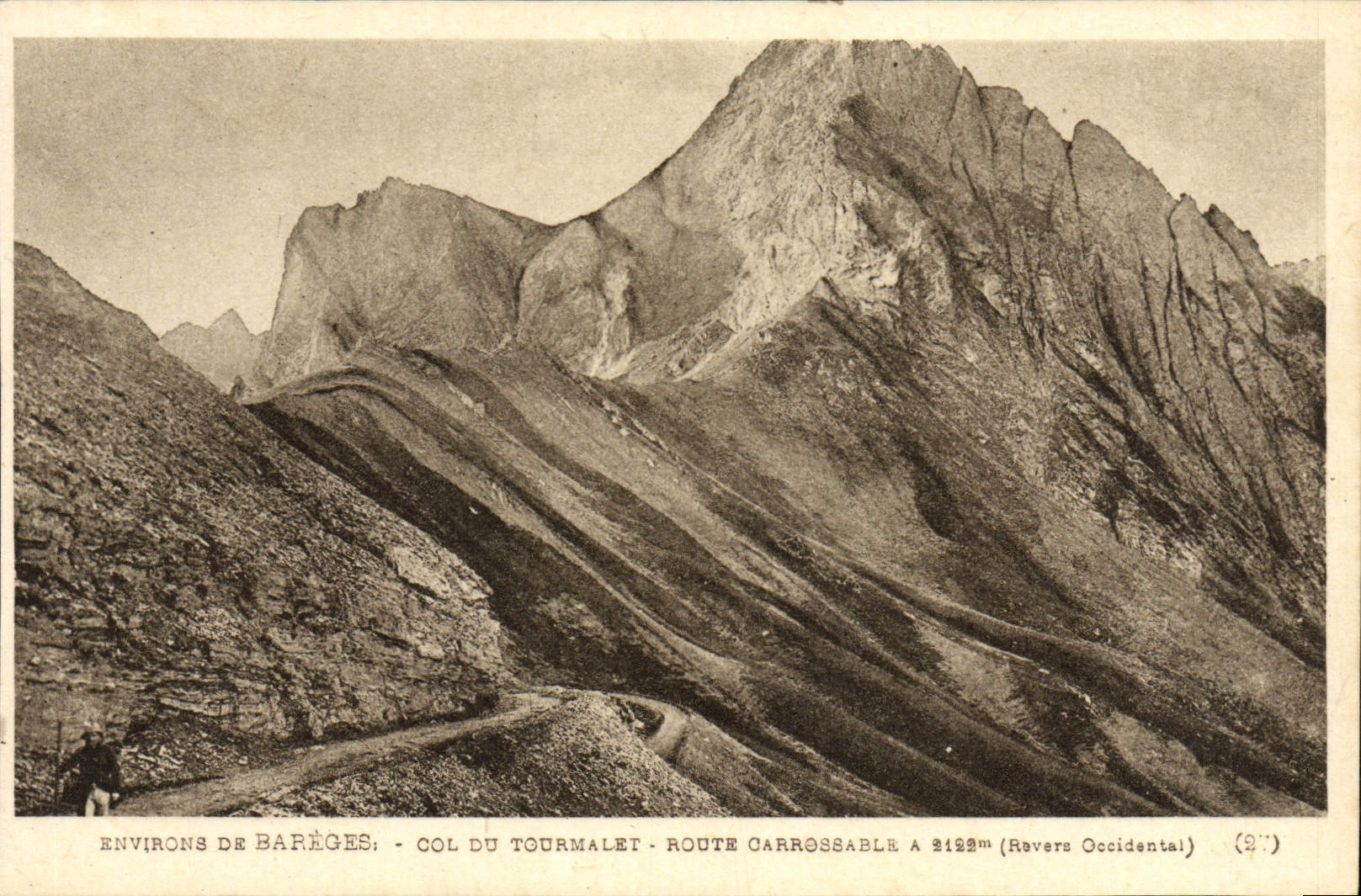 CPA Environs de Bareges Col du Tourmalet Route Carrossable