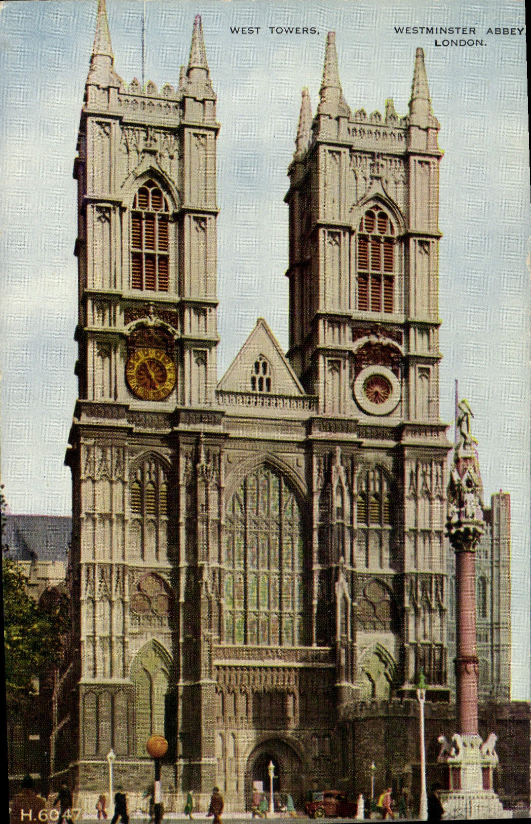 CPA London Westminster Abbey West tower 