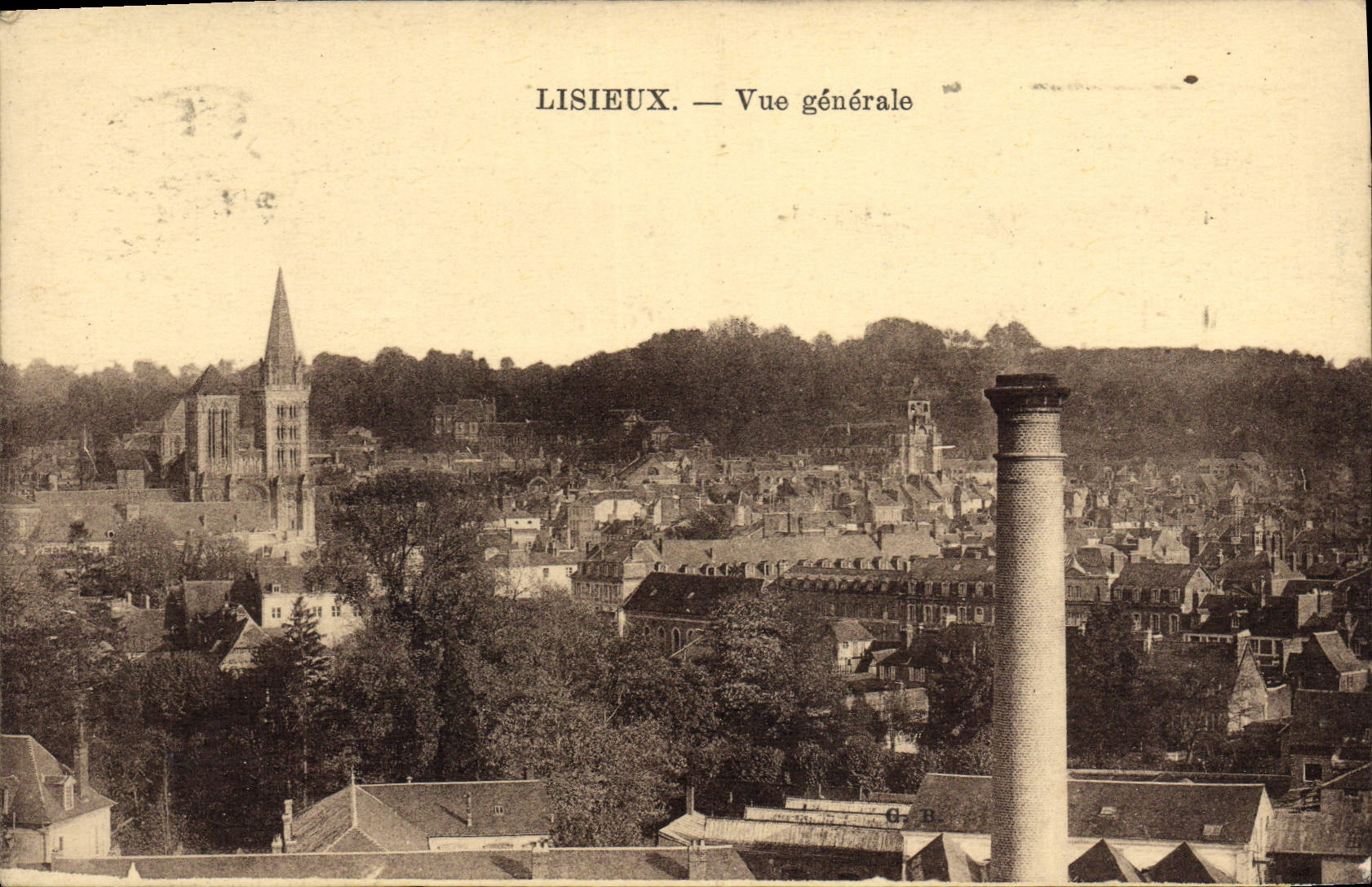 CPA Lisieux Vue generale 