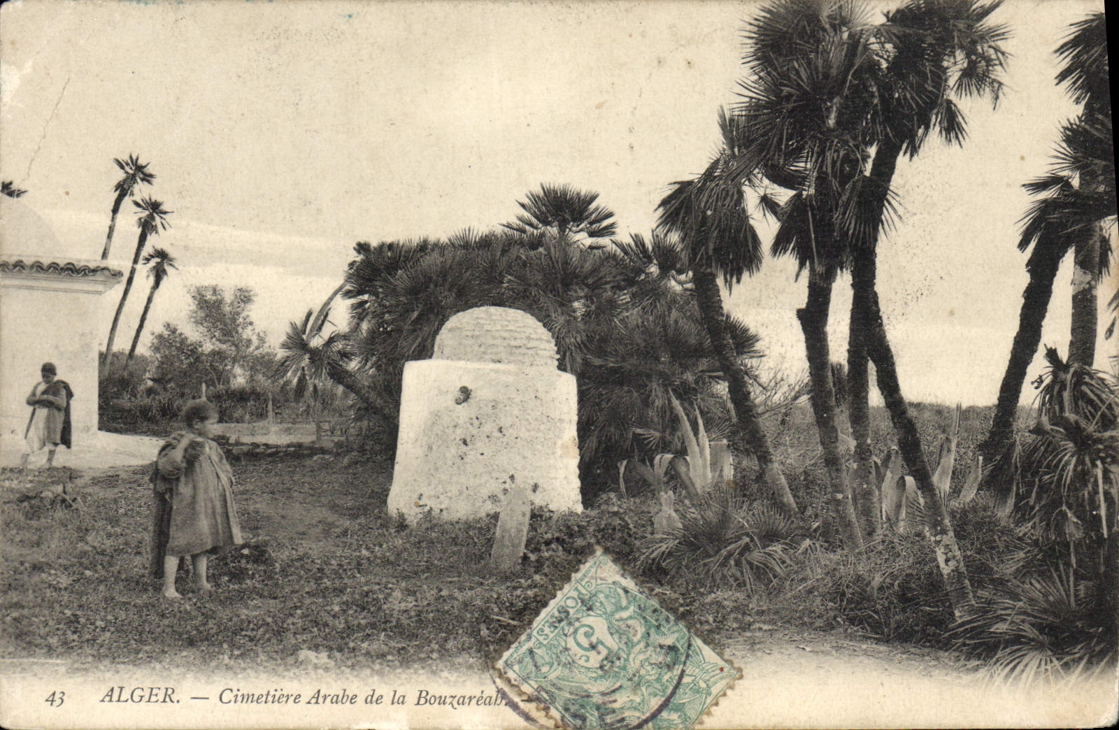 CPA Alger Cimetiere arabe 