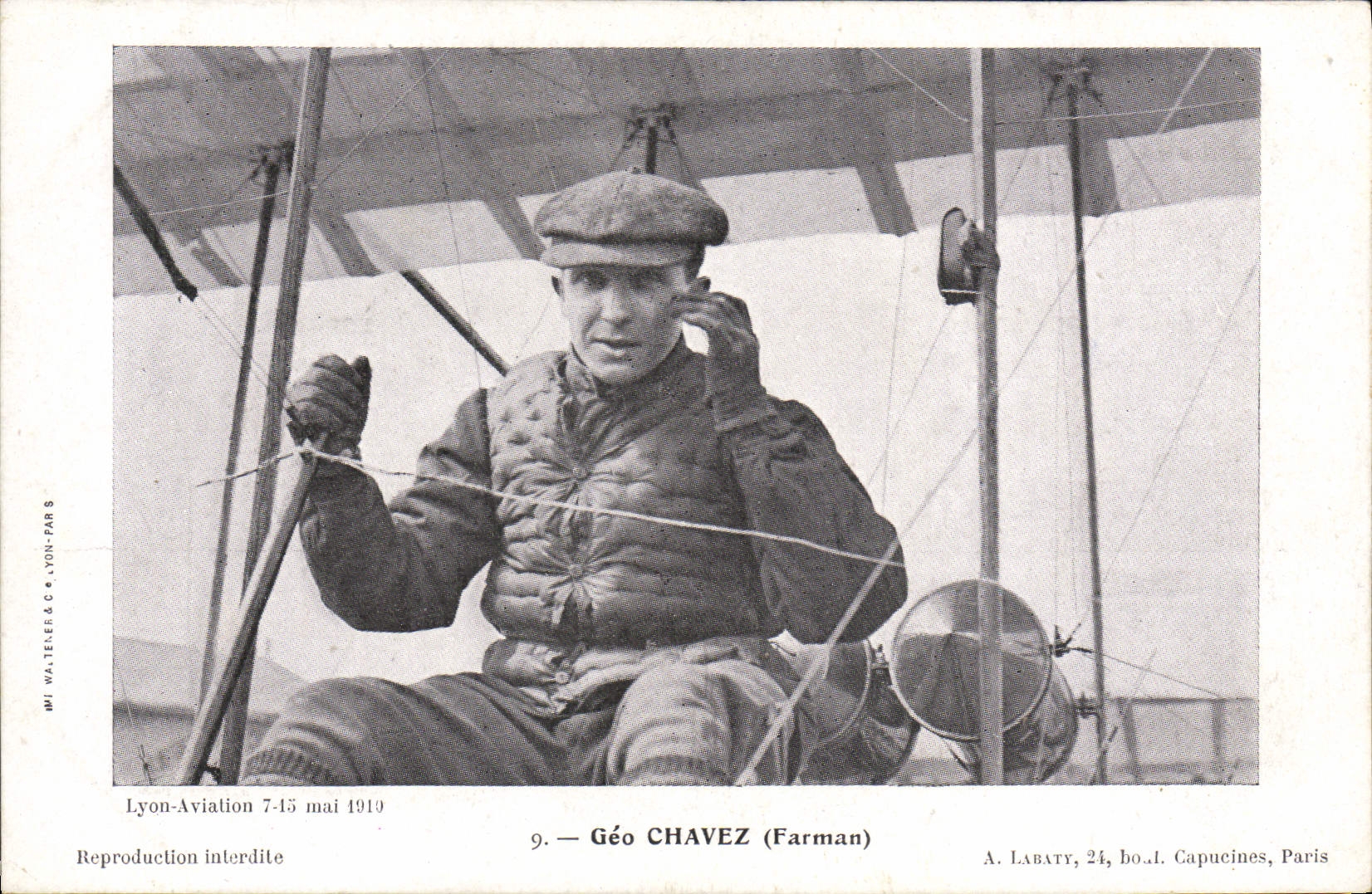 CPA Avion Aviation Geo Chavez Farman