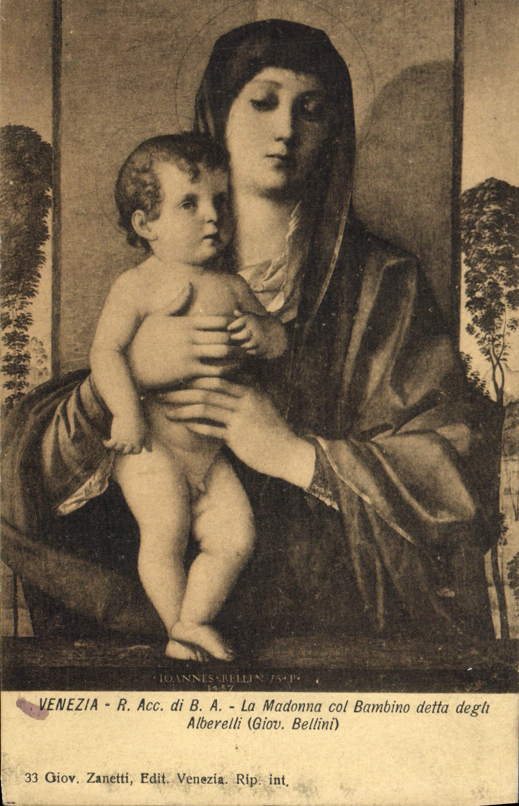 CPA Venezia La Madonna col Bambino 