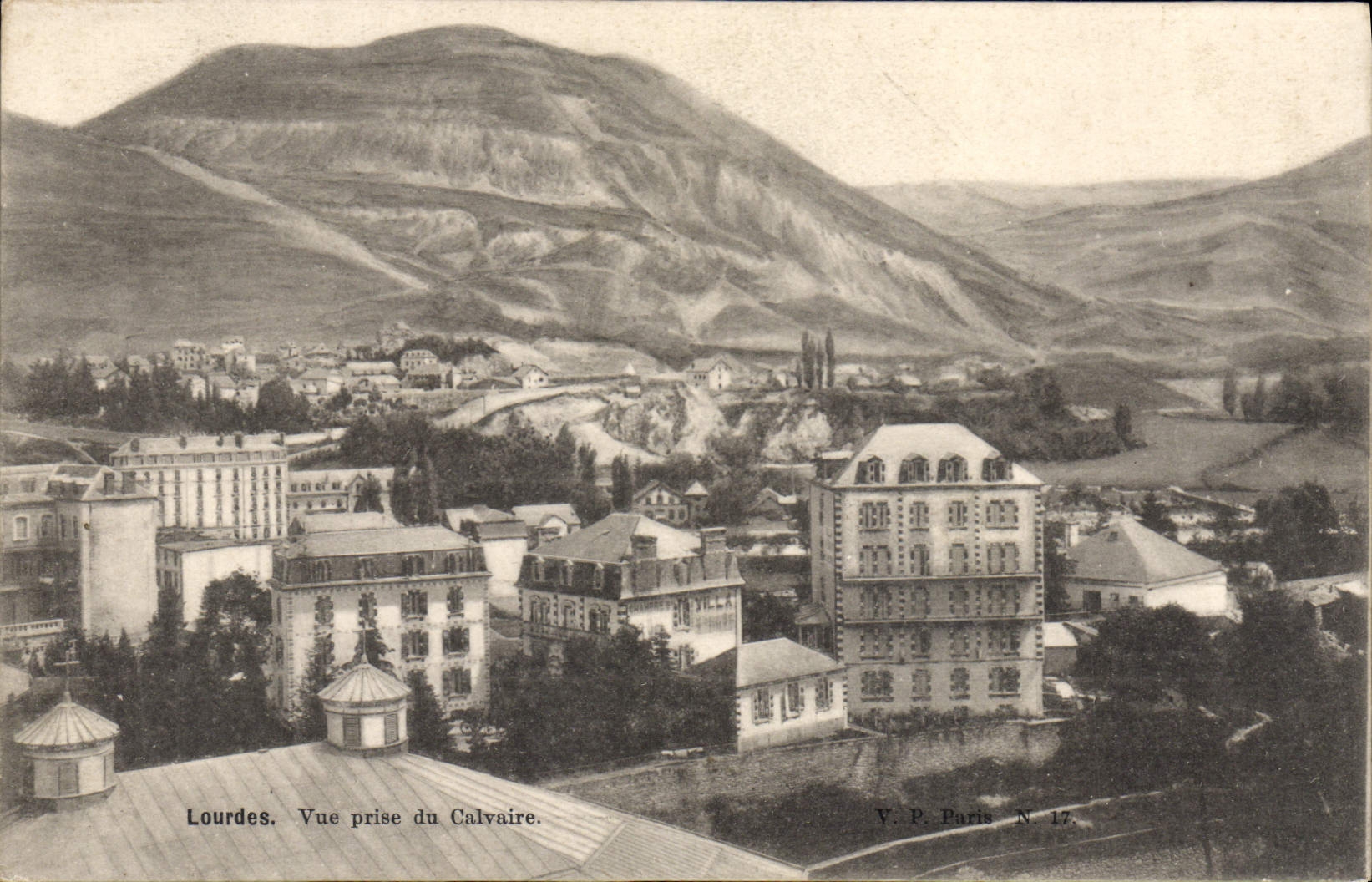 VINTAGE POSTCARD Heavy Seen from Of the Martyrdom