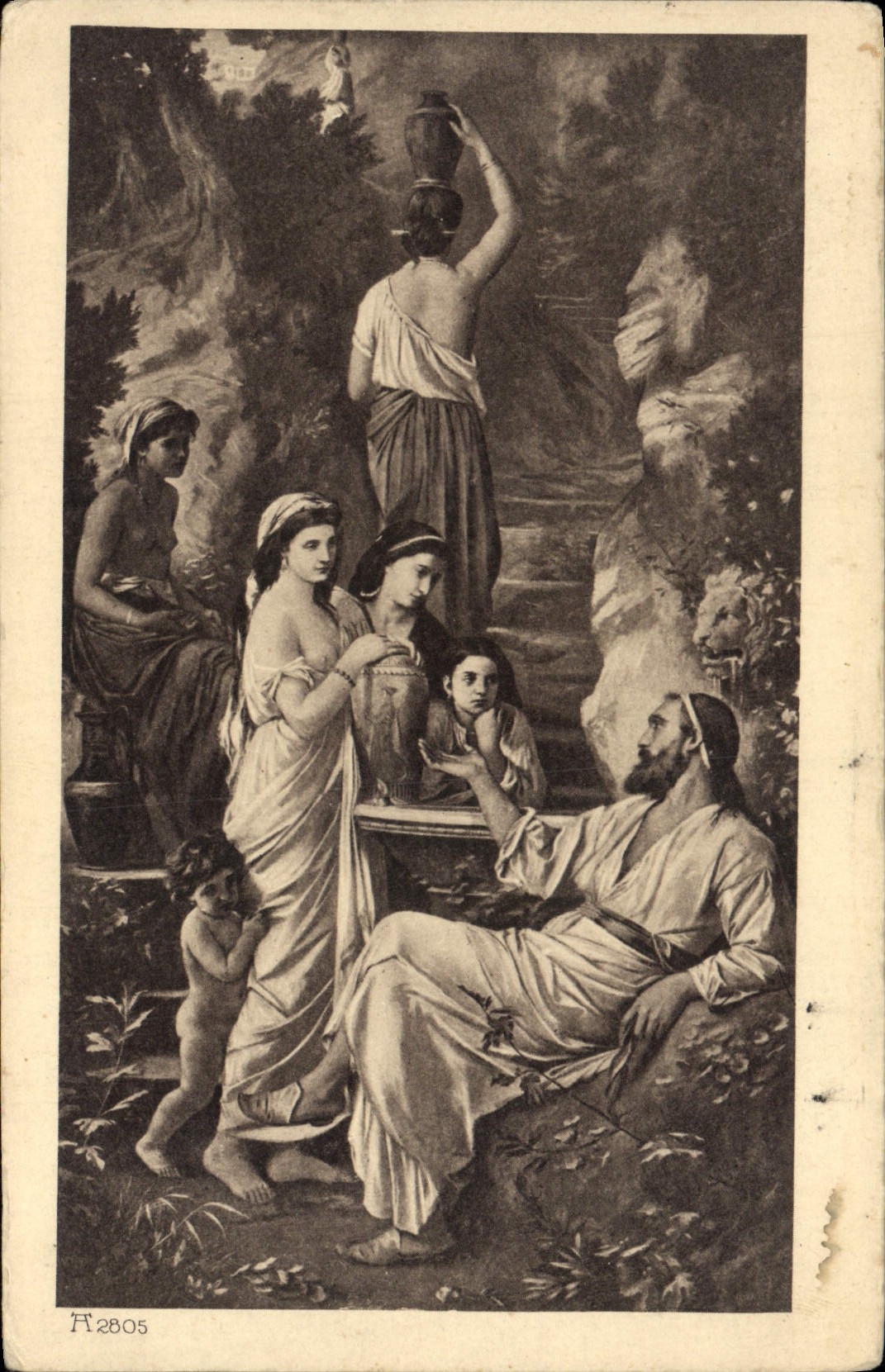 VINTAGE POSTCARD Anselm Feuerbach