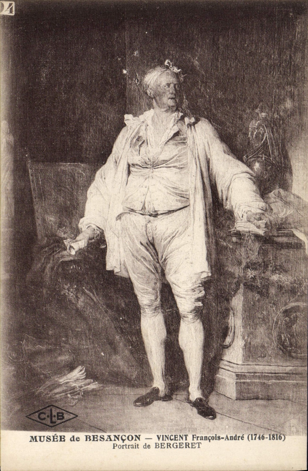 CPA Musee De Besancon Vincent Francois Andre Bergeret