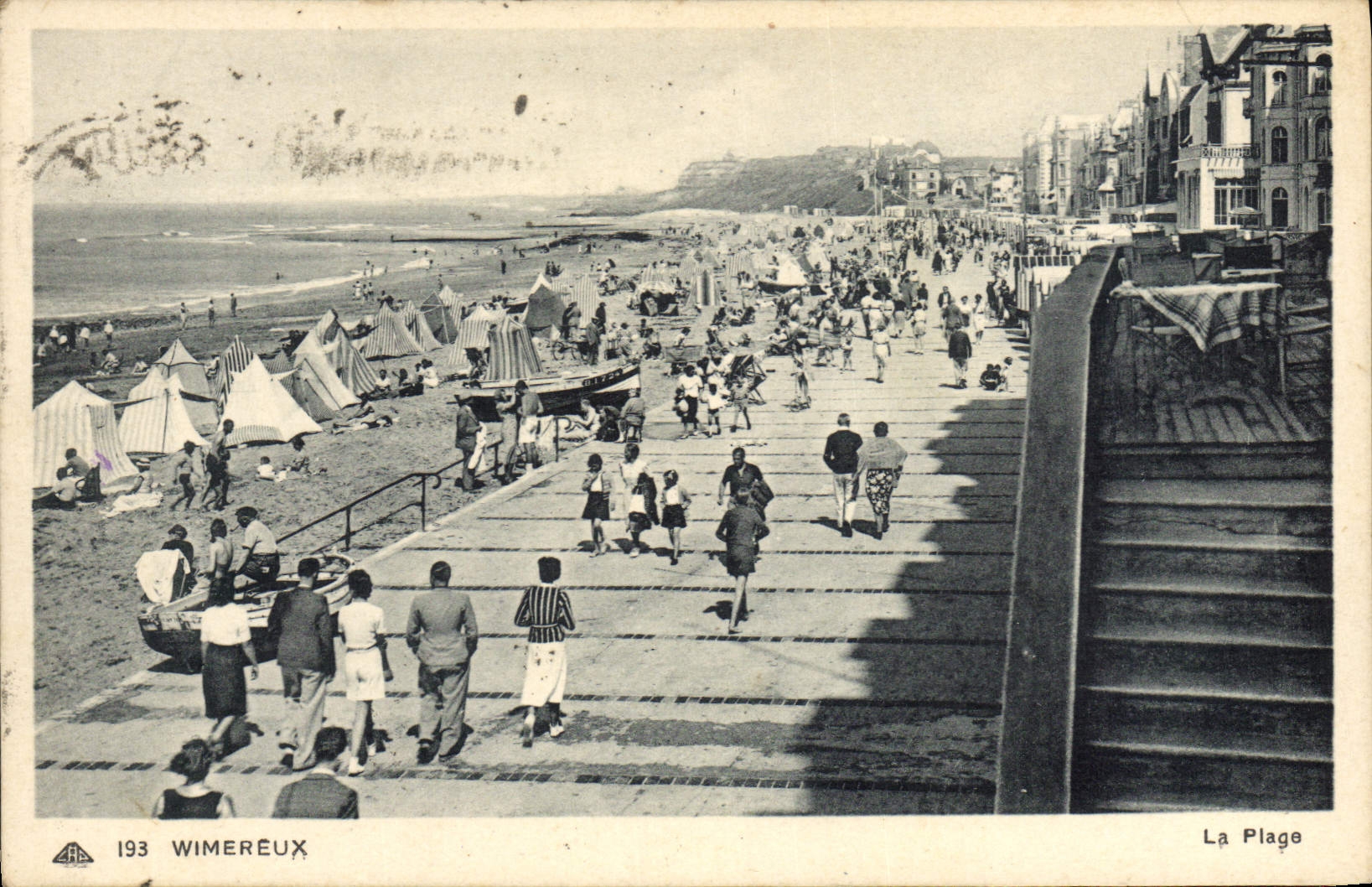 CPA Wimereux La Plage