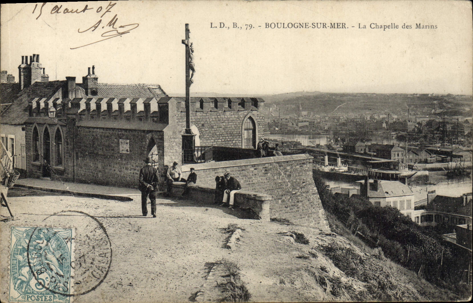 VINTAGE POSTCARD Boulogne On Sea the vault of the Sailors