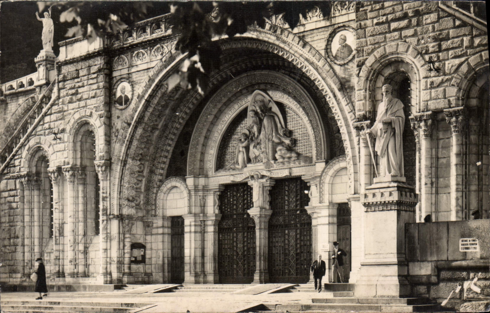 MODERN CARD Heavy Entry Of I Church Of the Rosary