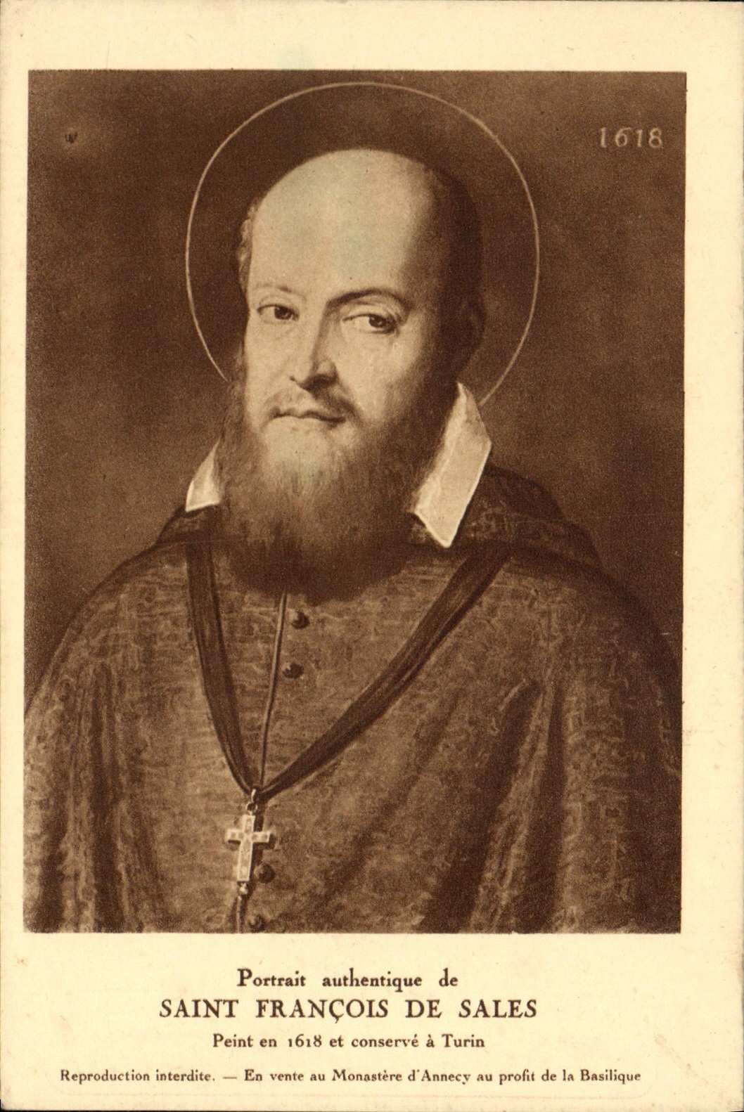 VINTAGE POSTCARD Holy François the Dirty ones